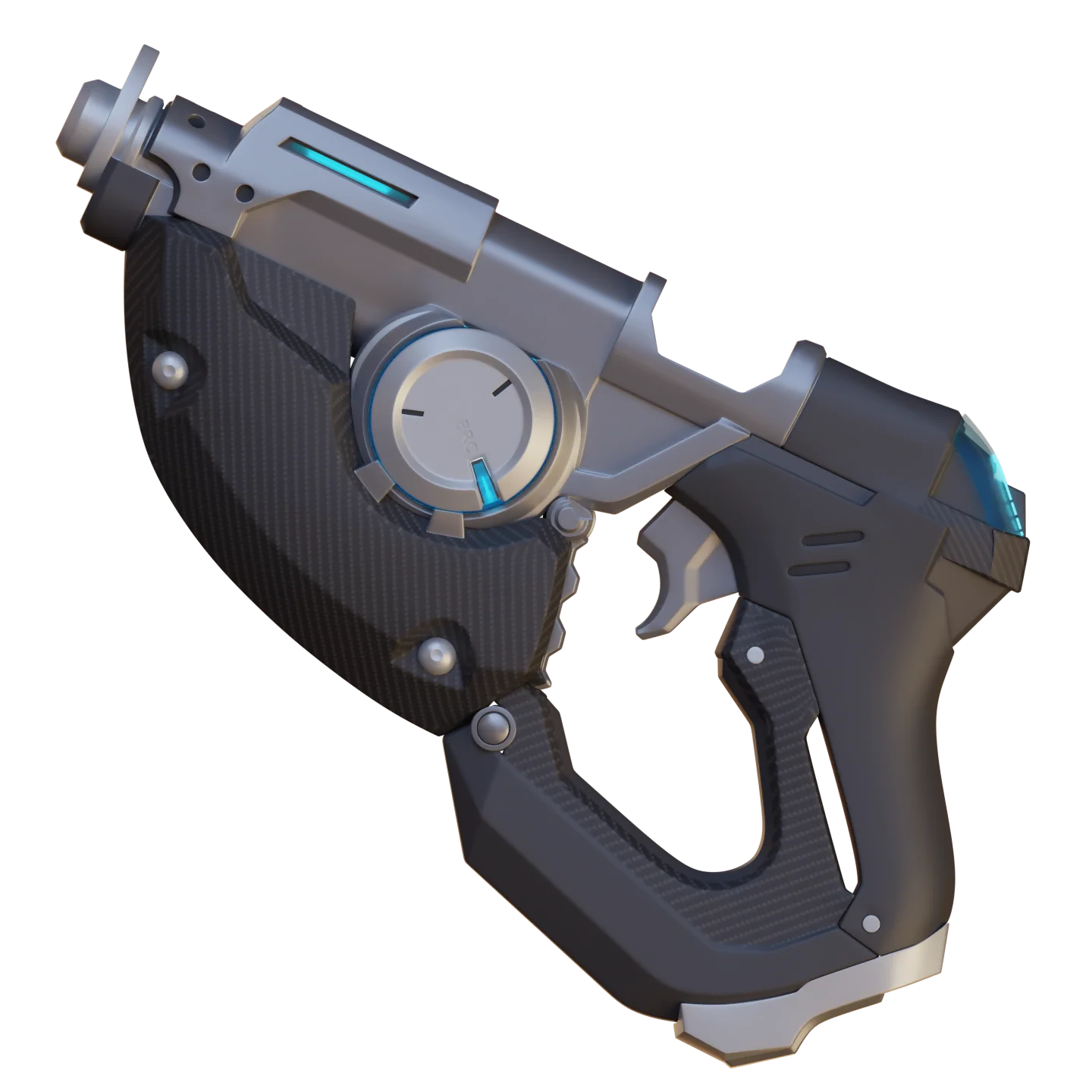 Overwatch Tracer Pulse Pistols 3D Print Model - Image 7