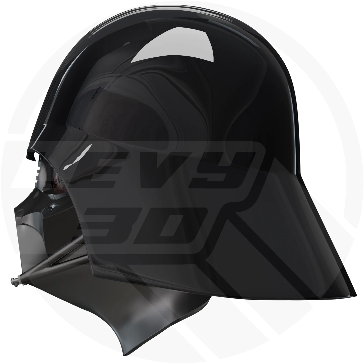 OWK dark space wizard Helmet 3D model - Image 4