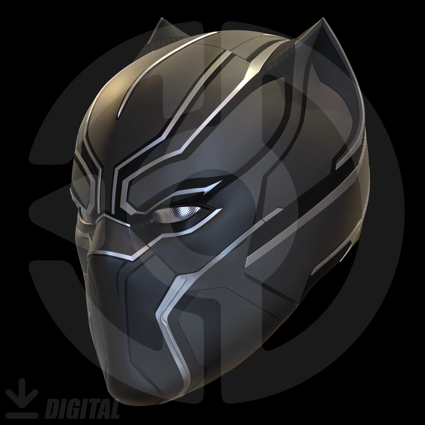 Panther Civil Helmet File - Image 3