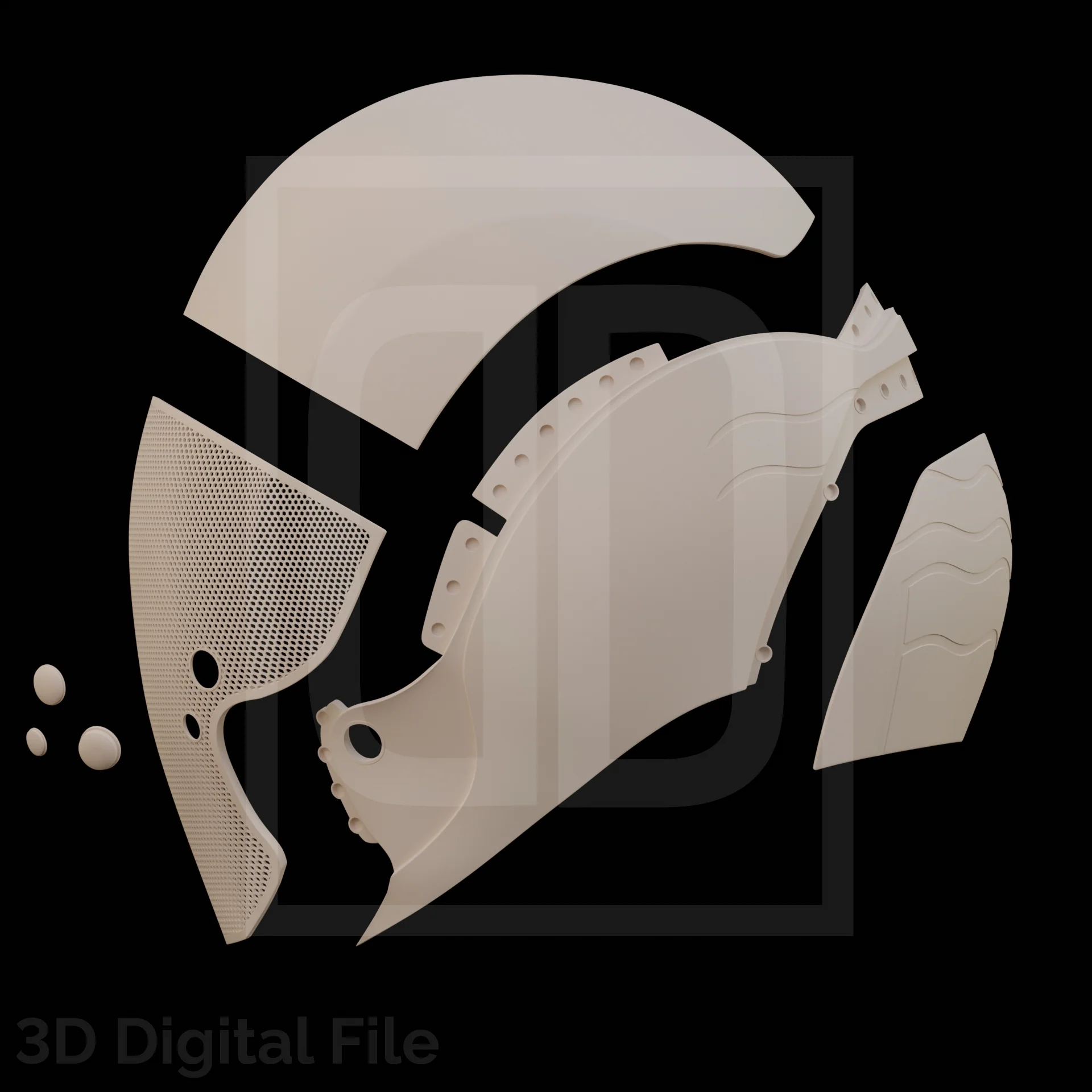 Phasing Specter Mask 3D Model - Image 2