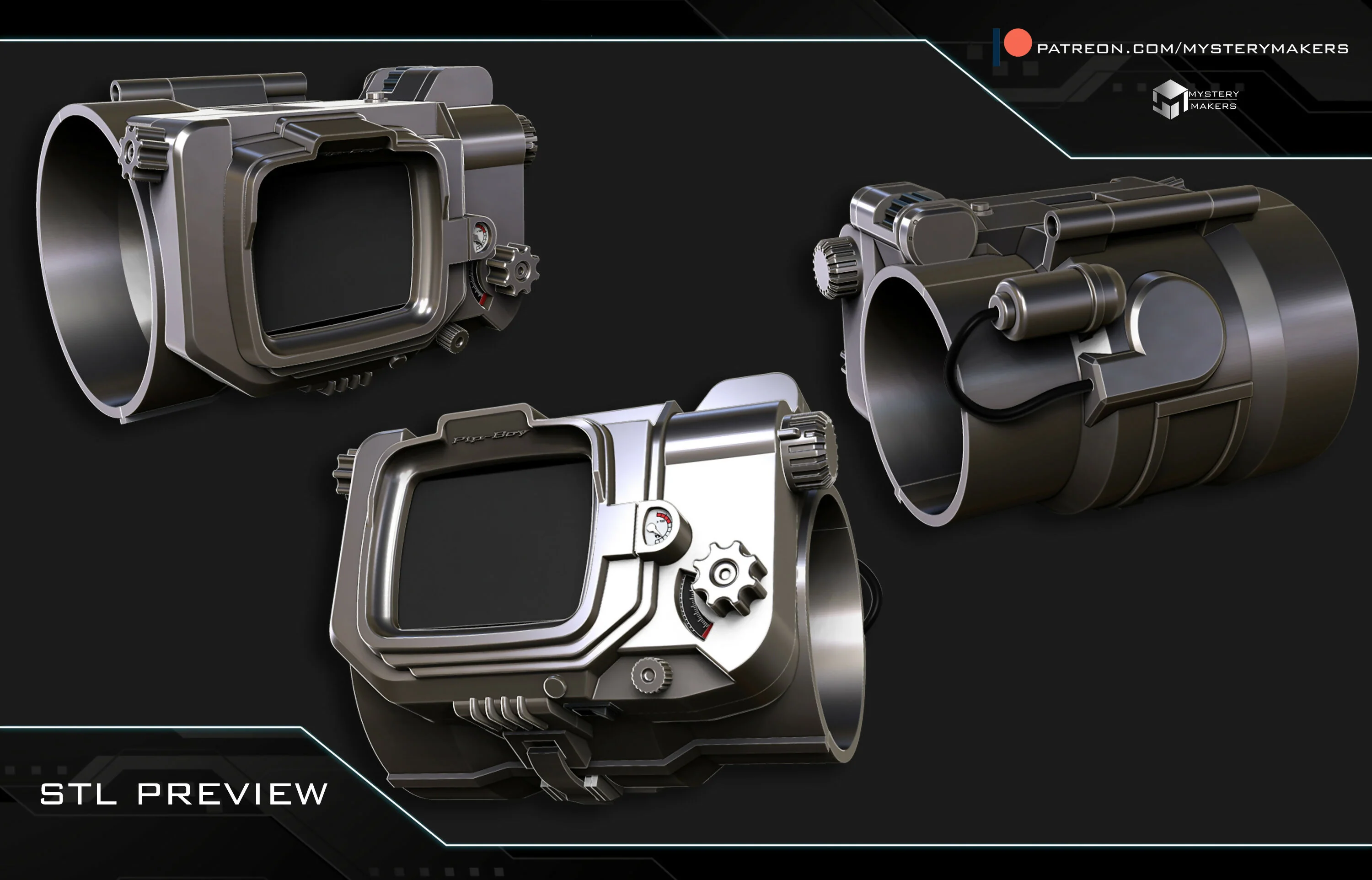Pip Boy 3000 MkV - functional with open source code and a touch screen - Image 3