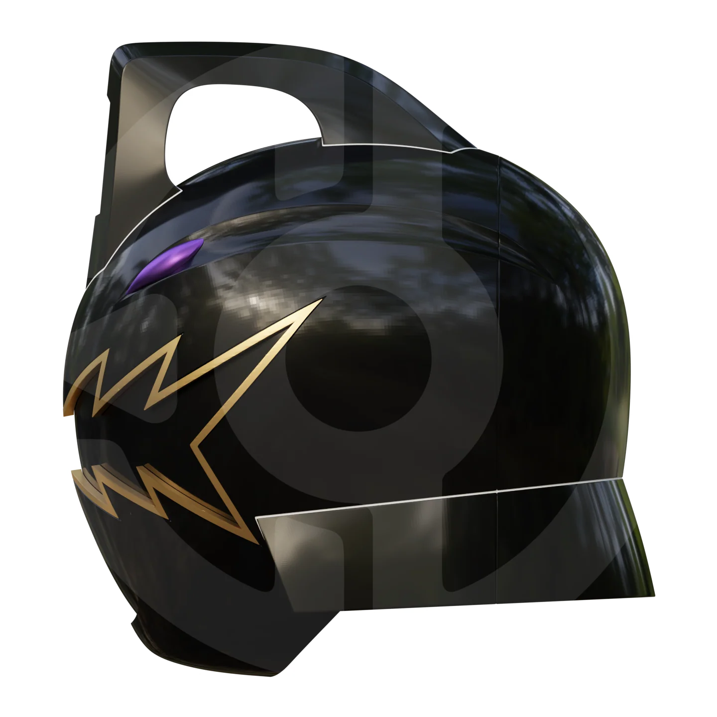 PRDT Black Ranger Helmet File - Image 4
