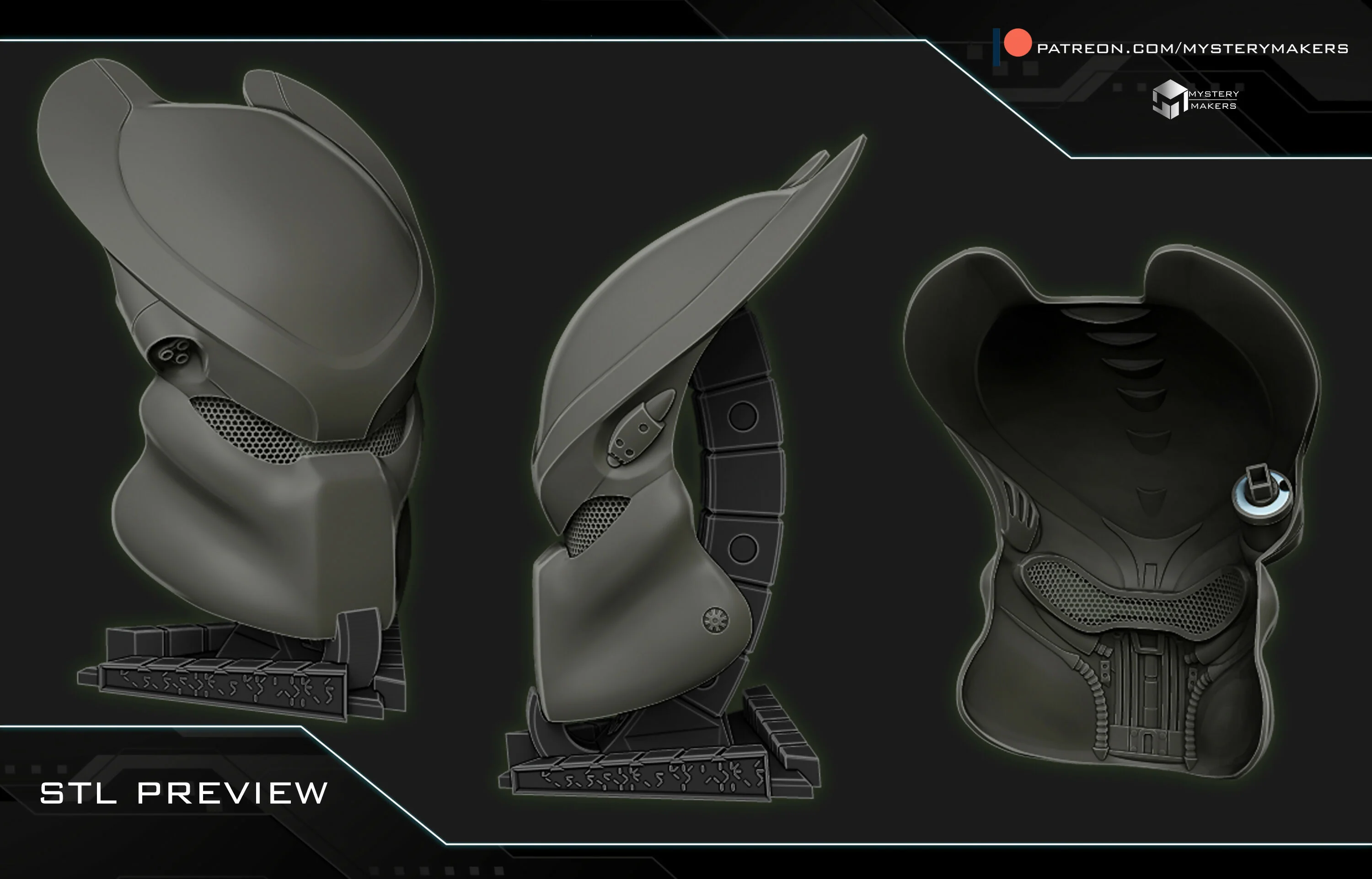 Predator Jungle hunter bio mask with working three point laser instructions - Image 3