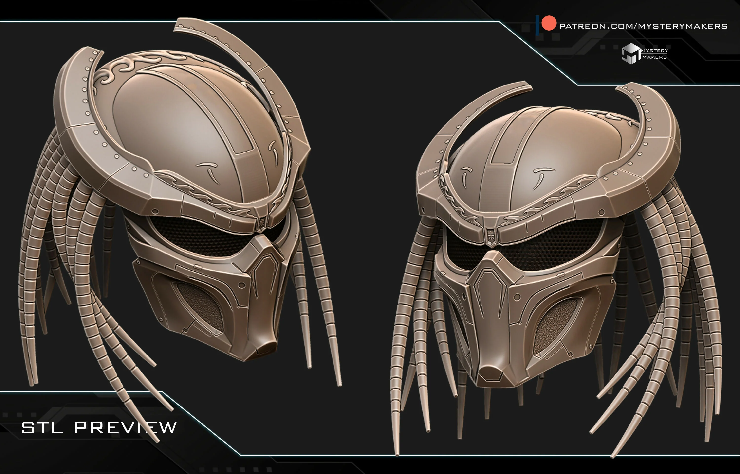 Predator Samurai era helmet - Image 3
