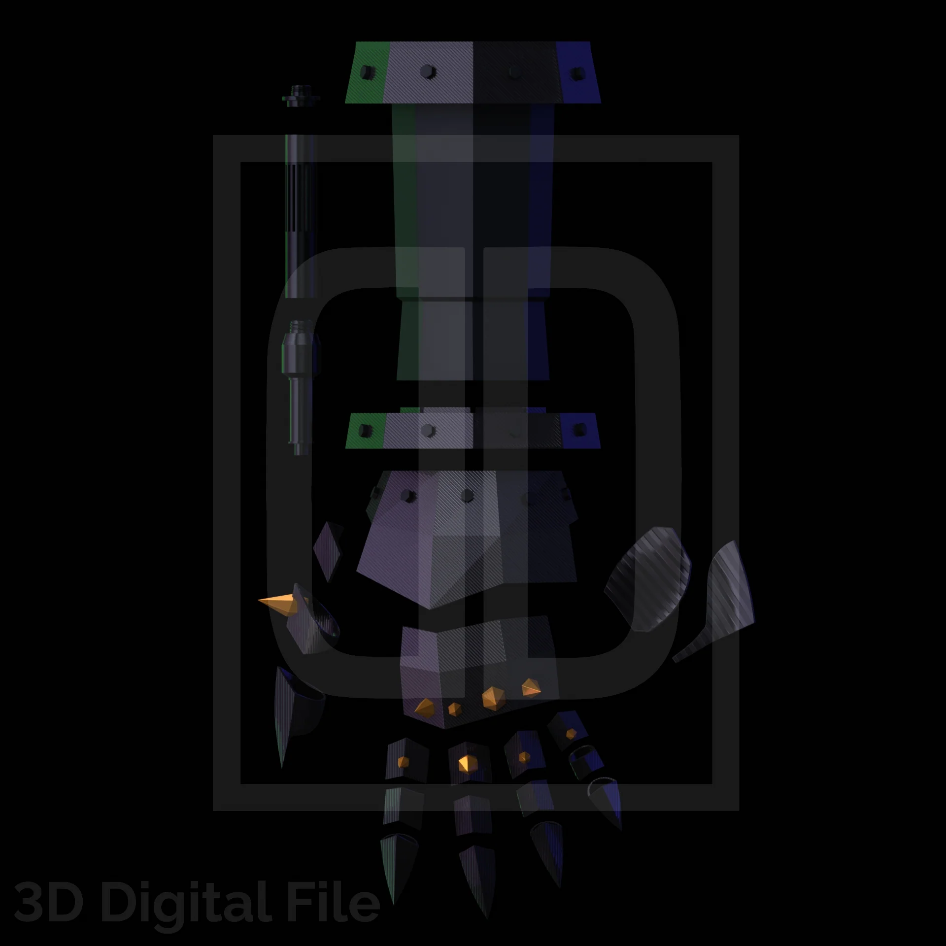 Prowling Criminal Gauntlet ITSV - 3D Model - Image 2