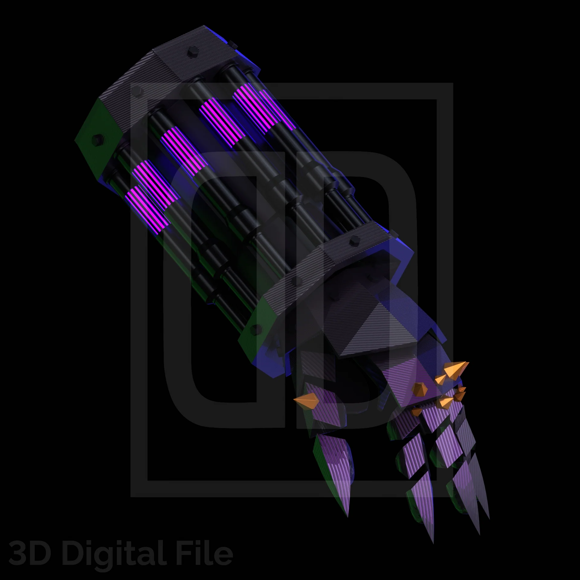 Prowling Criminal Gauntlet ITSV - 3D Model - Image 4