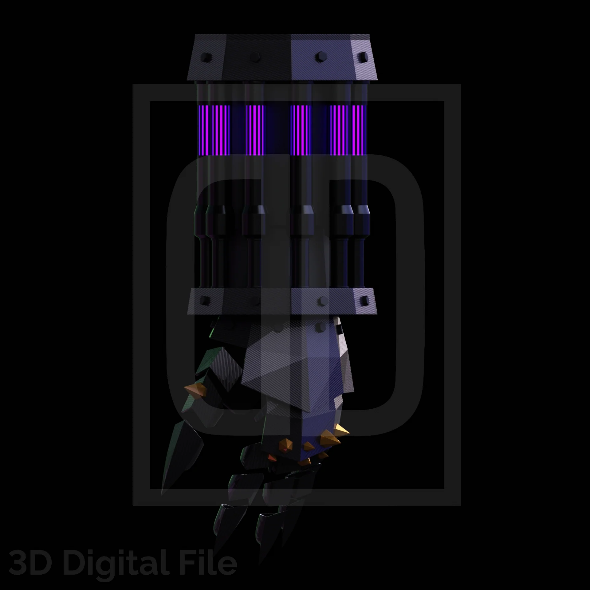Prowling Criminal Gauntlet ITSV - 3D Model - Image 5