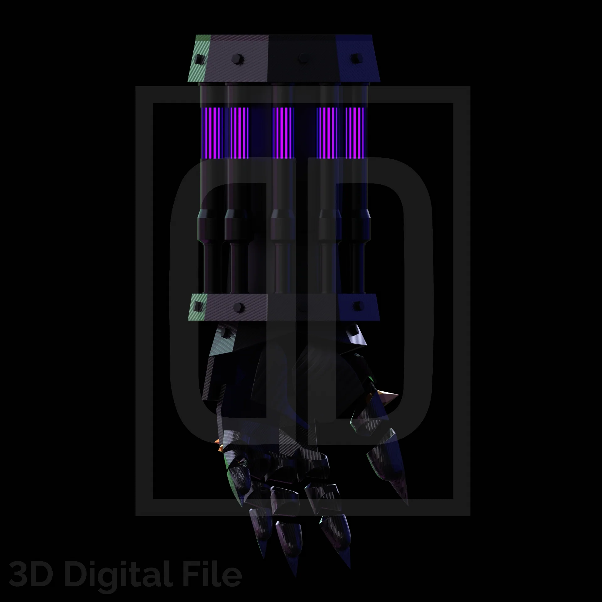 Prowling Criminal Gauntlet ITSV - 3D Model - Image 7