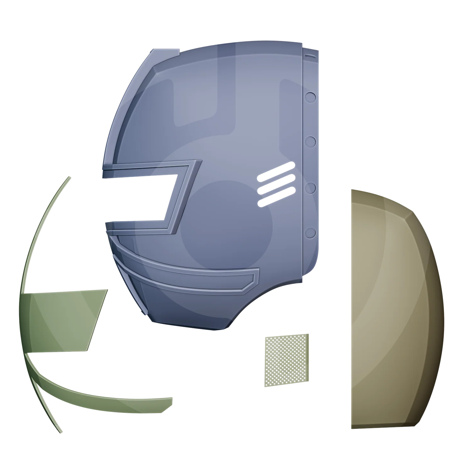PRS Green Ranger Helmet File - Image 2