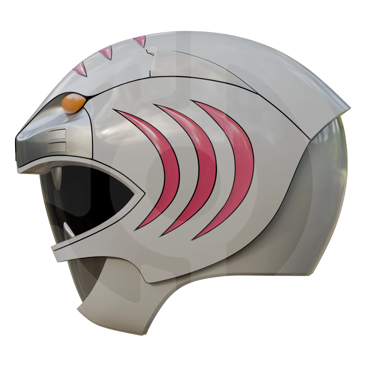 PRWF White Ranger Helmet File - Image 4