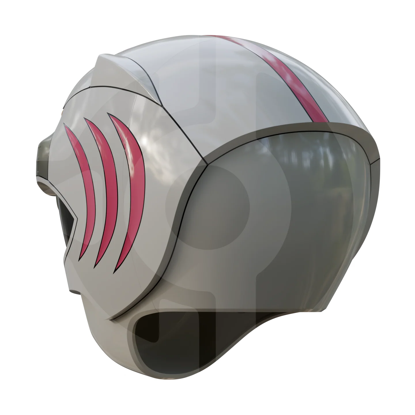 PRWF White Ranger Helmet File - Image 5