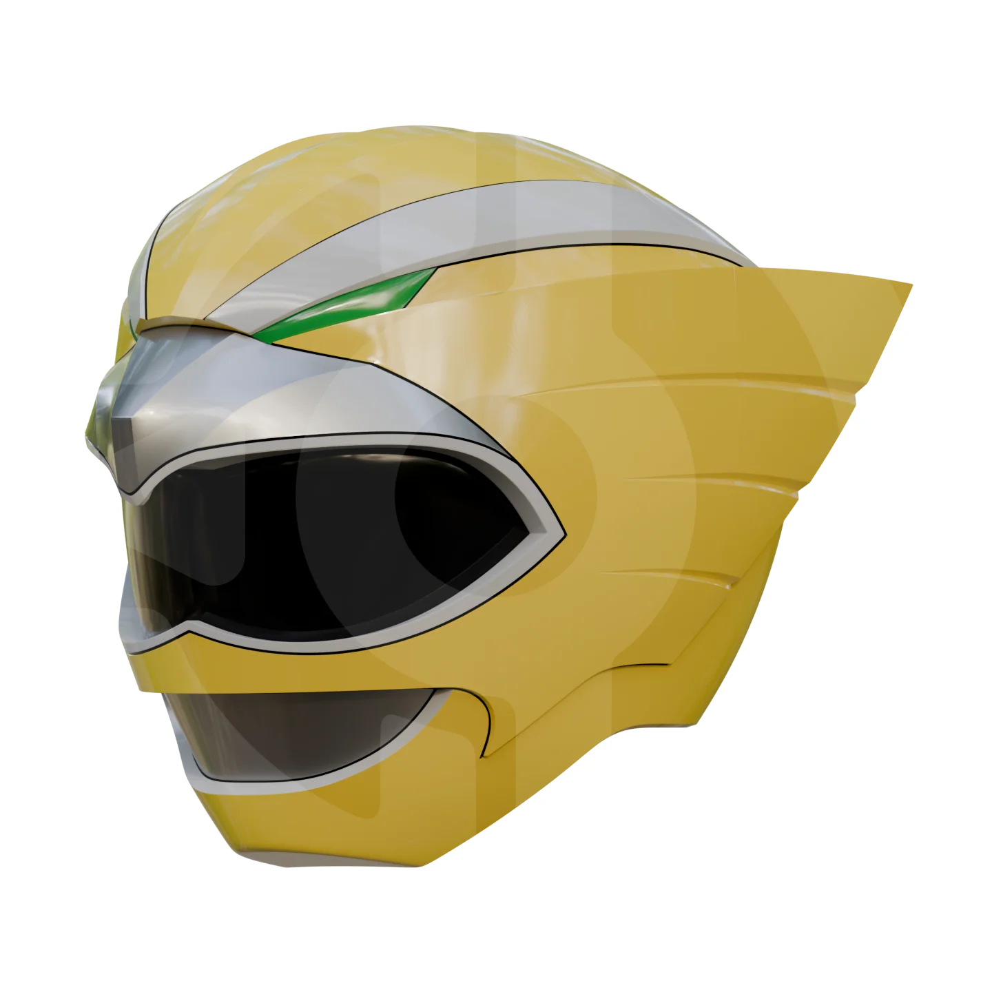 PRWF Yellow Ranger Helmet File - Image 3