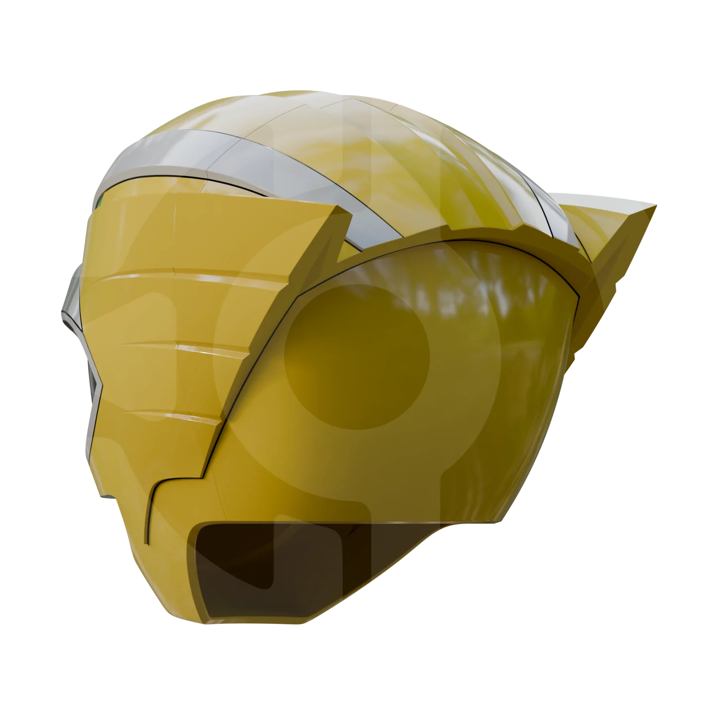 PRWF Yellow Ranger Helmet File - Image 5