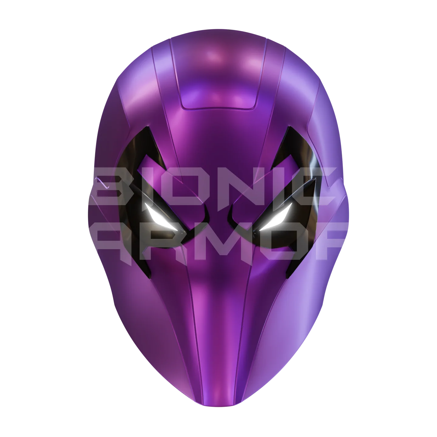 Purple Spider Villain Helmet 3D Model