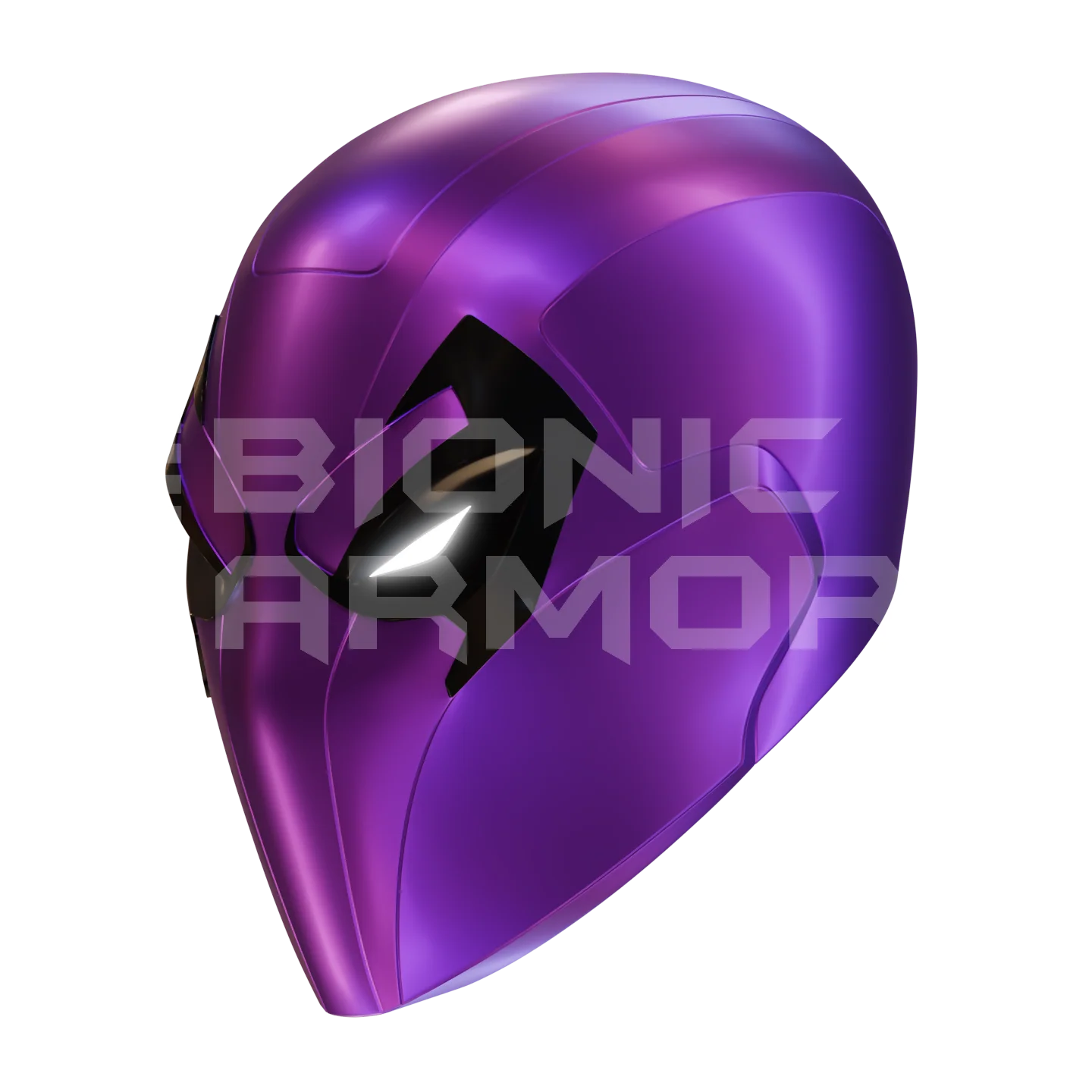 Purple Spider Villain Helmet 3D Model - Image 2