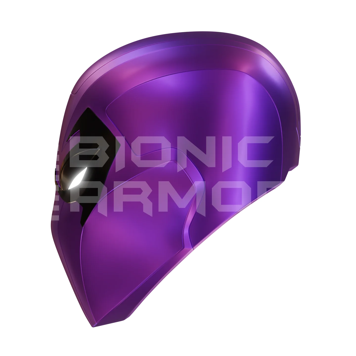 Purple Spider Villain Helmet 3D Model - Image 3