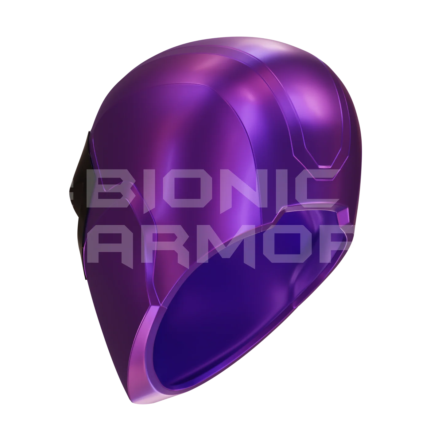 Purple Spider Villain Helmet 3D Model - Image 4