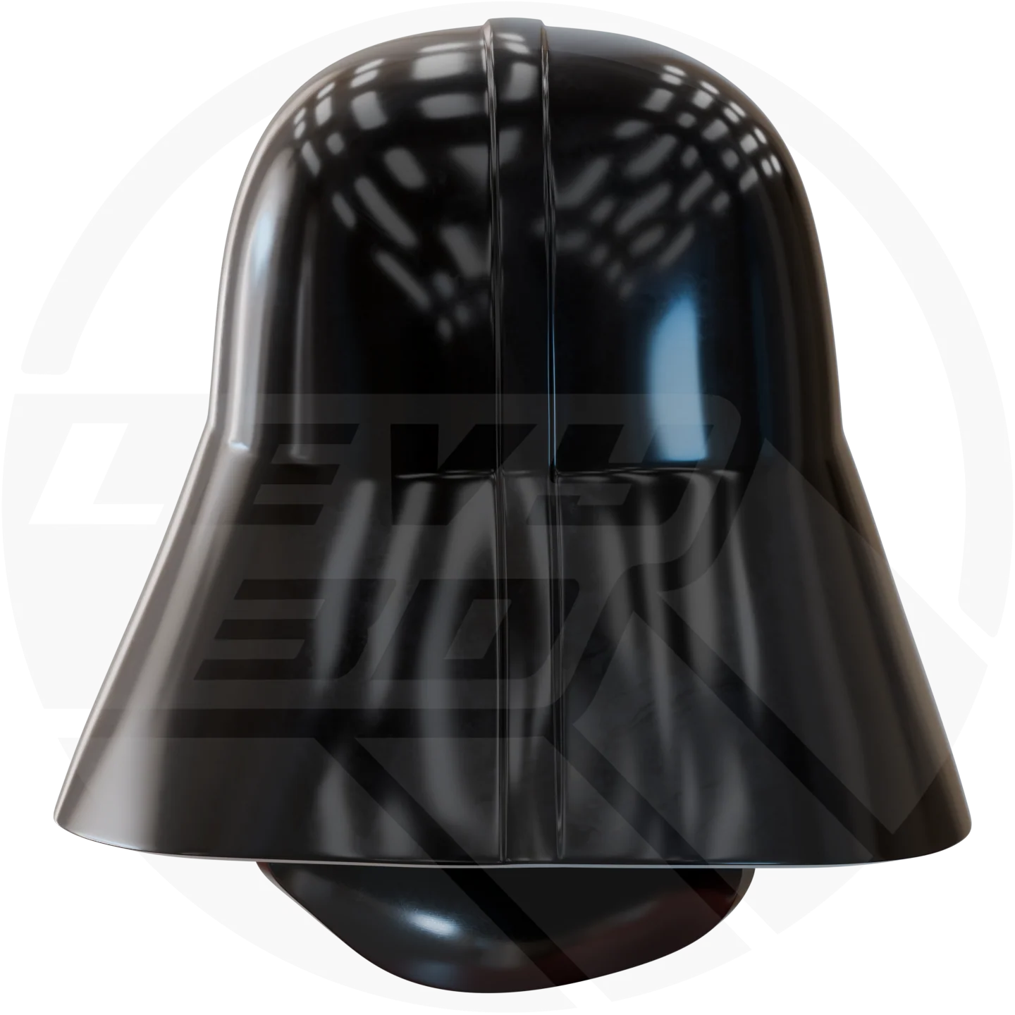 R1 Dark Space Wizard Helmet 3D printable Model - Image 6