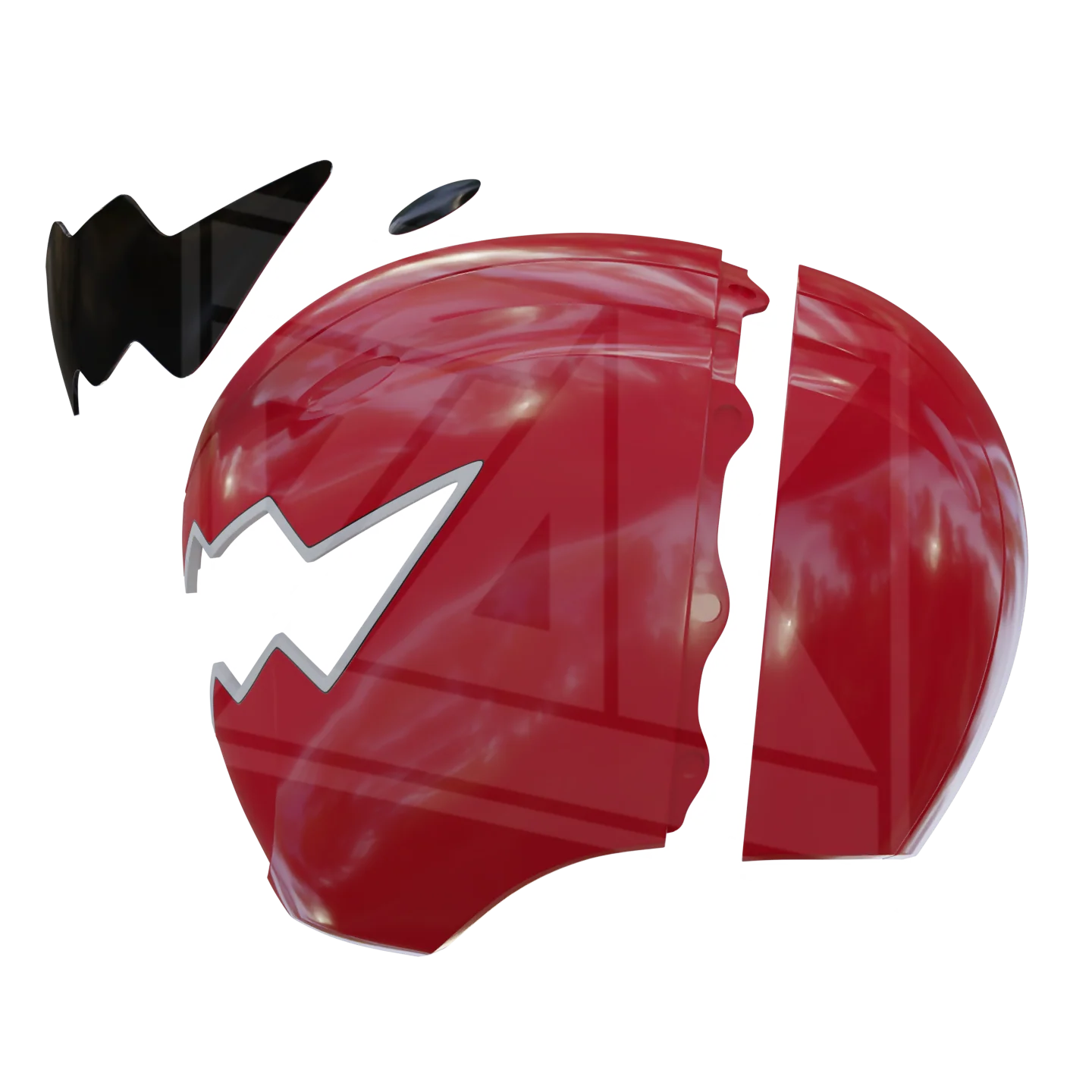 Red Dino Ranger 3D Model - Image 2