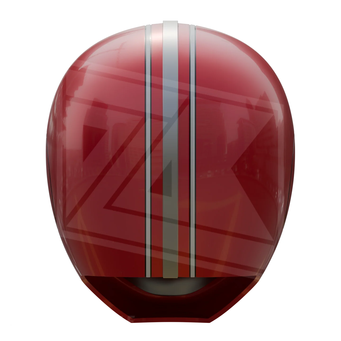 Red Time Ranger Helmet 3D Model - Image 6