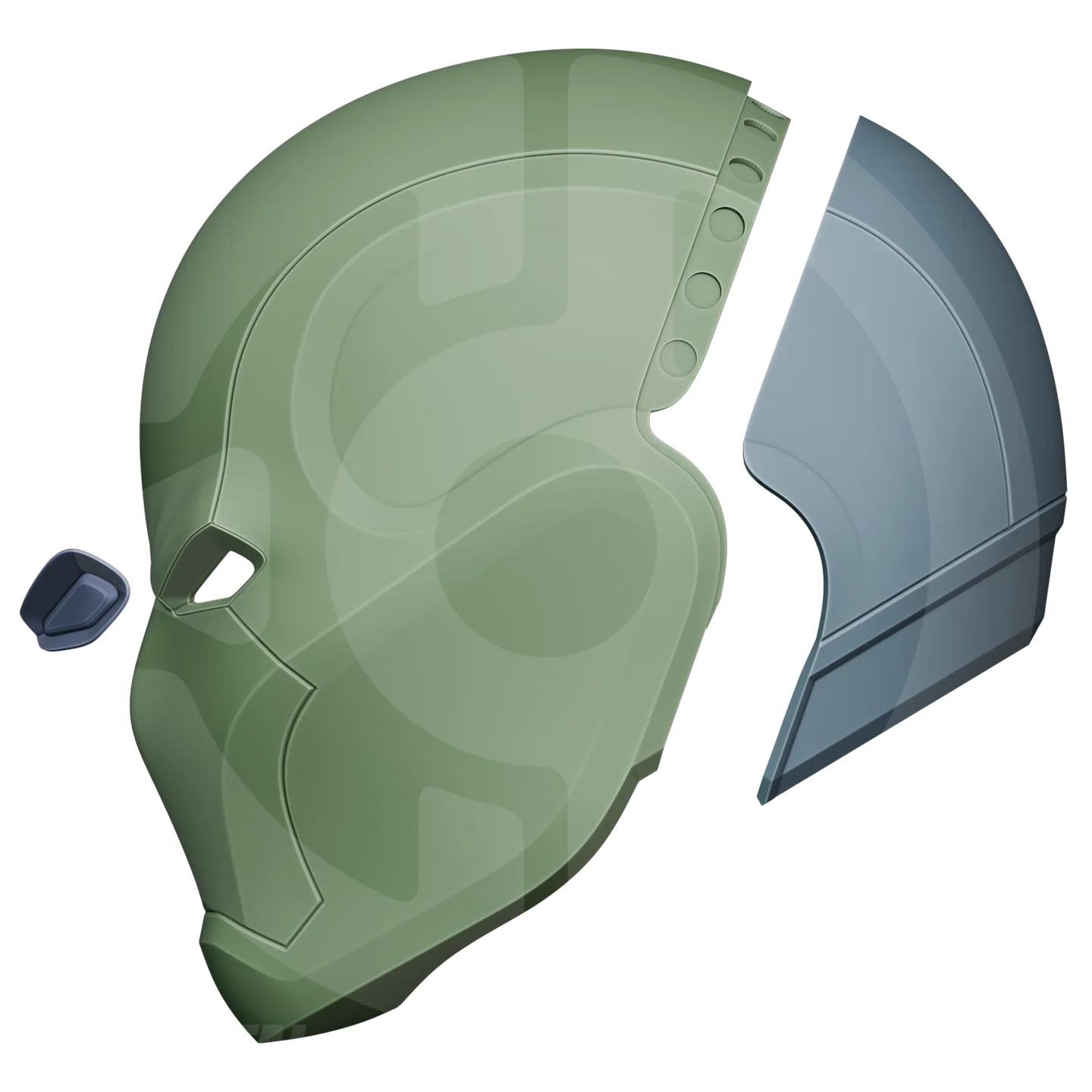 Red Vigilante Rebirth Helmet File - Image 2