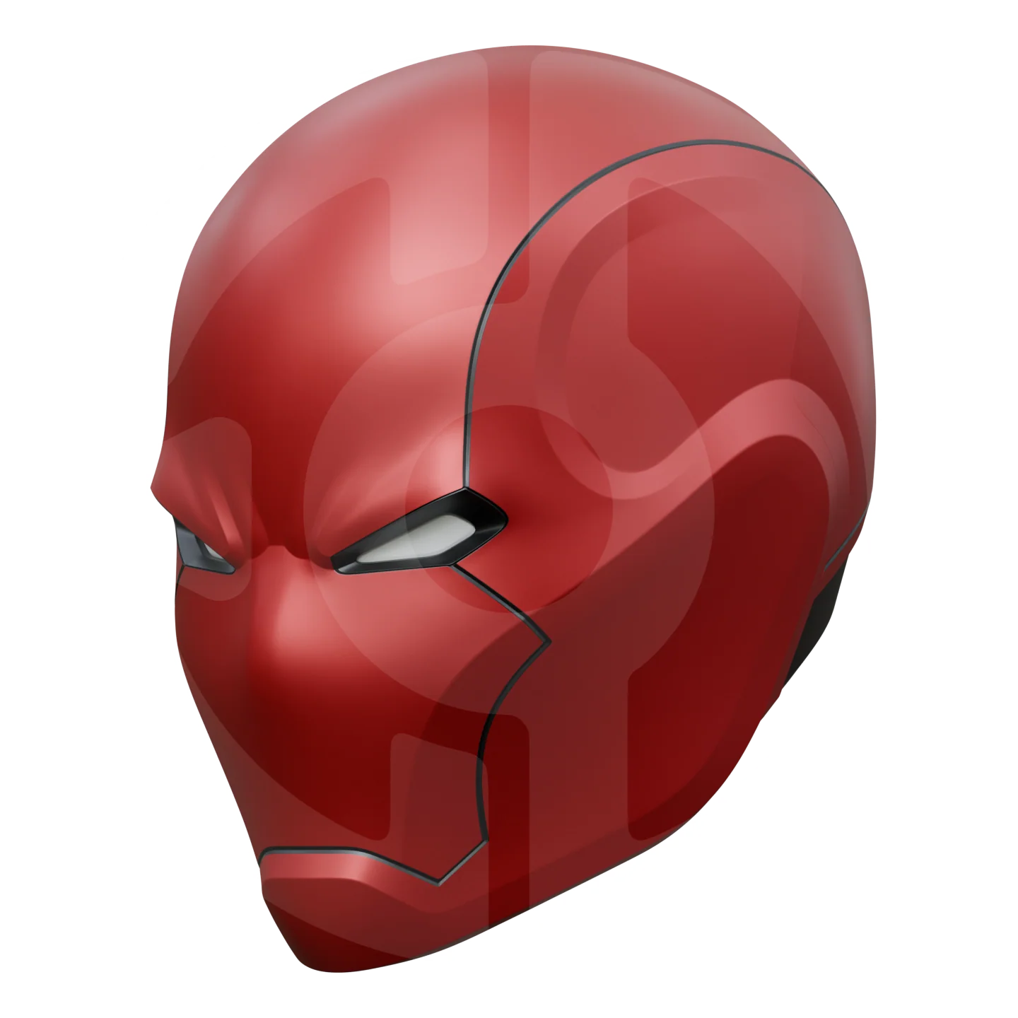 Red Vigilante Rebirth Helmet File - Image 4