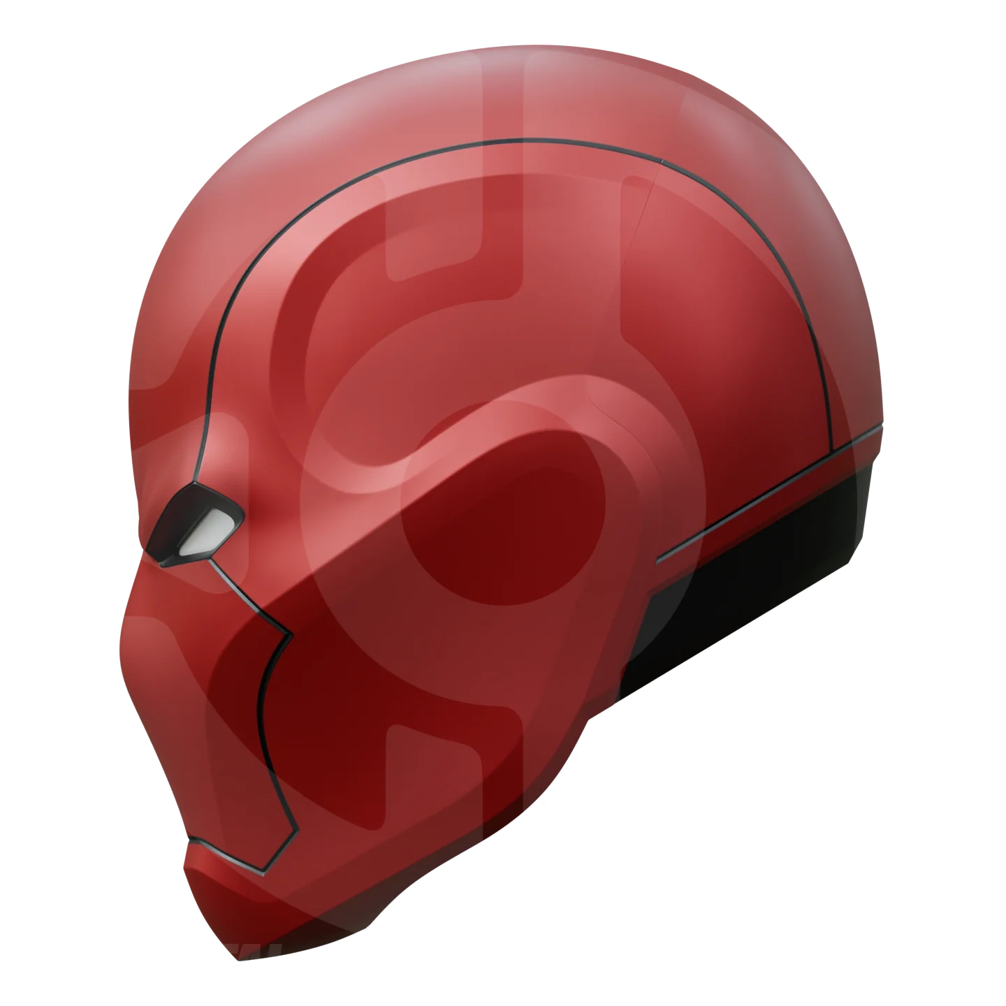 Red Vigilante Rebirth Helmet File - Image 5