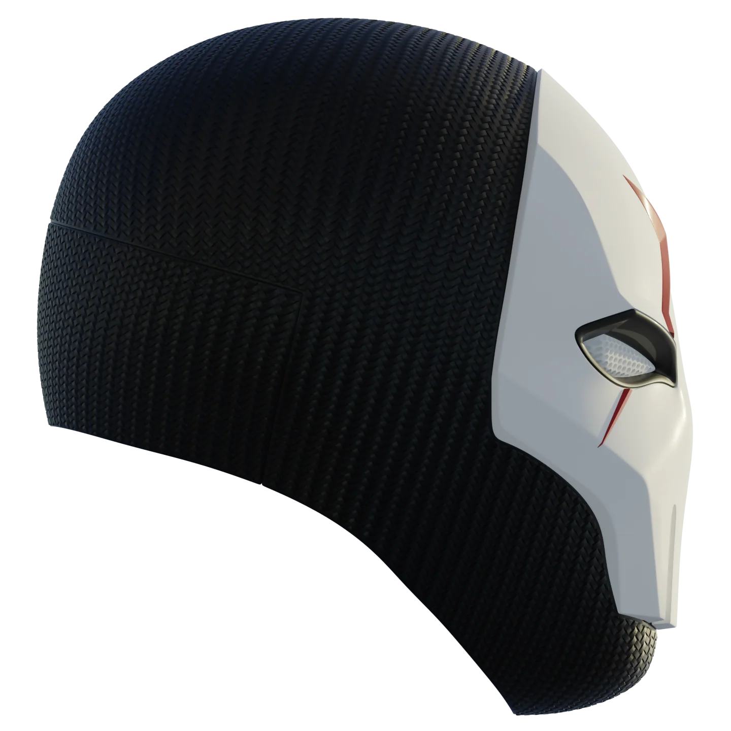 Red X Helmet 3D Printing Model - Image 4