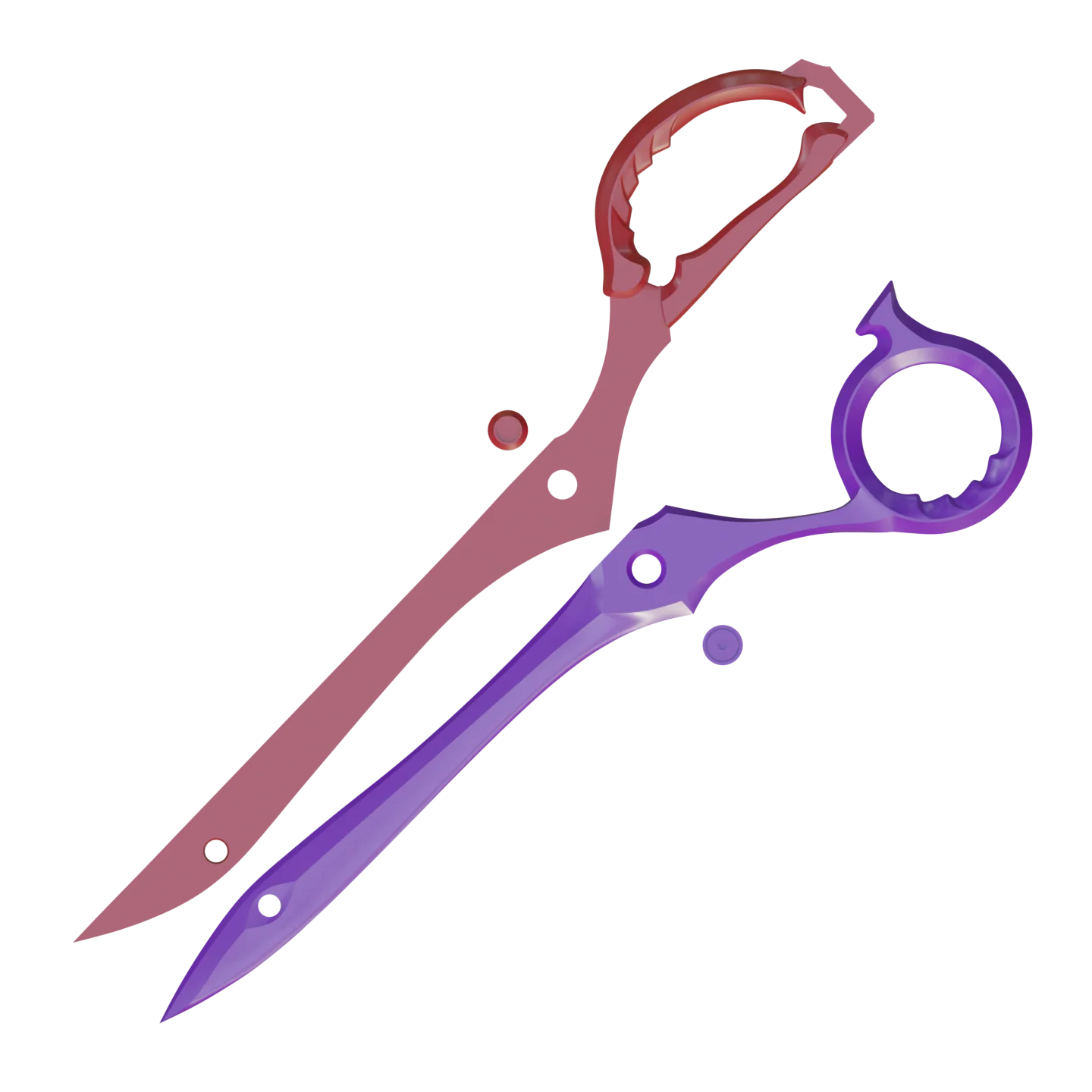 Kill La Kill Rending Scissors - 3D File - Image 3