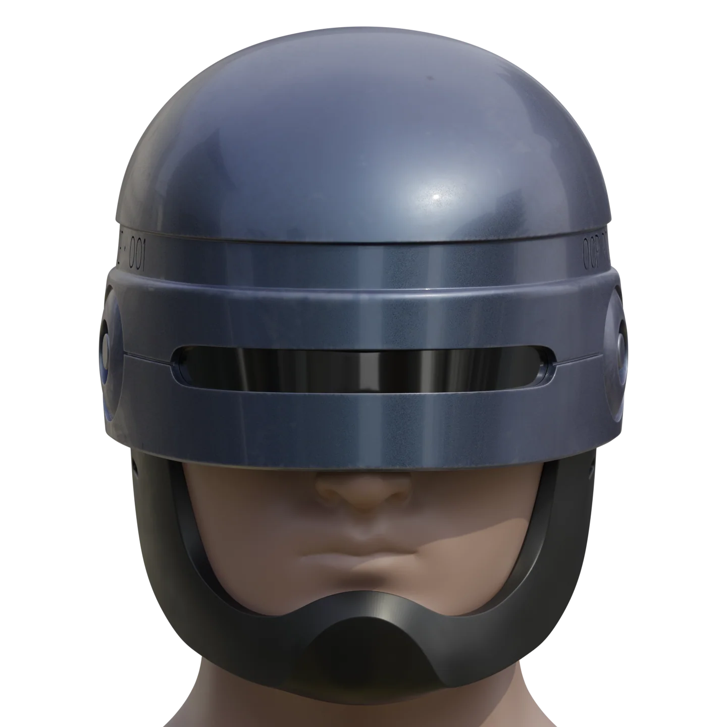 Robocop Helmet 3D Printable Model - Image 3