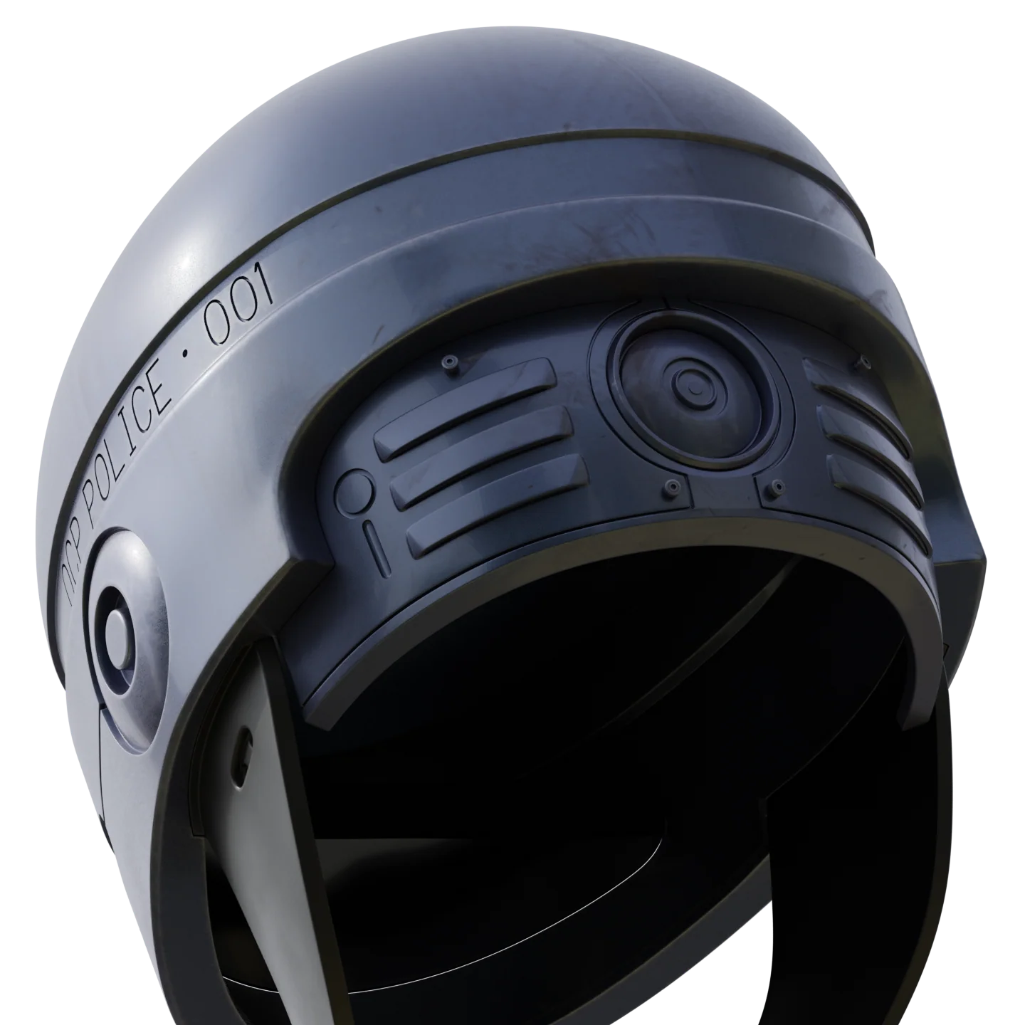 Robocop Helmet 3D Printable Model - Image 8