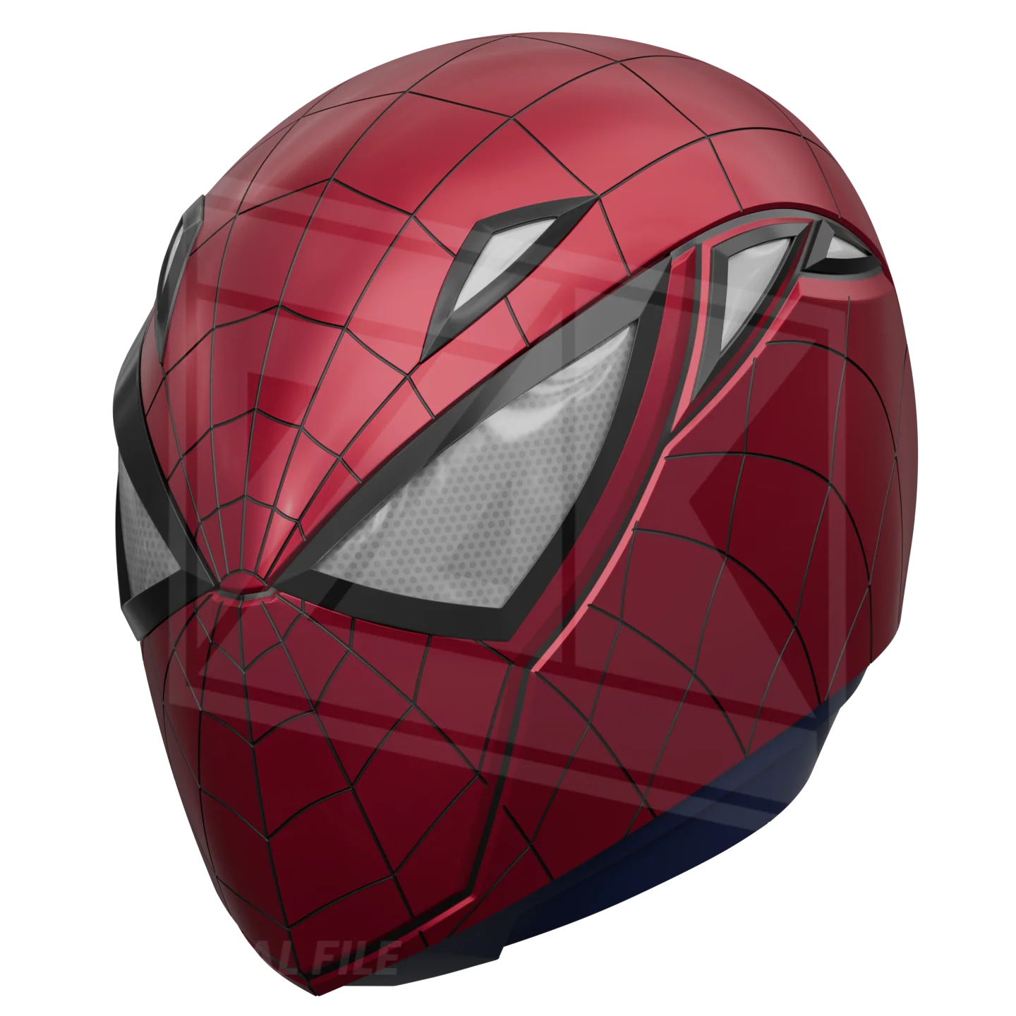 Robot Spider Hero Helmet 3D Model - Image 3