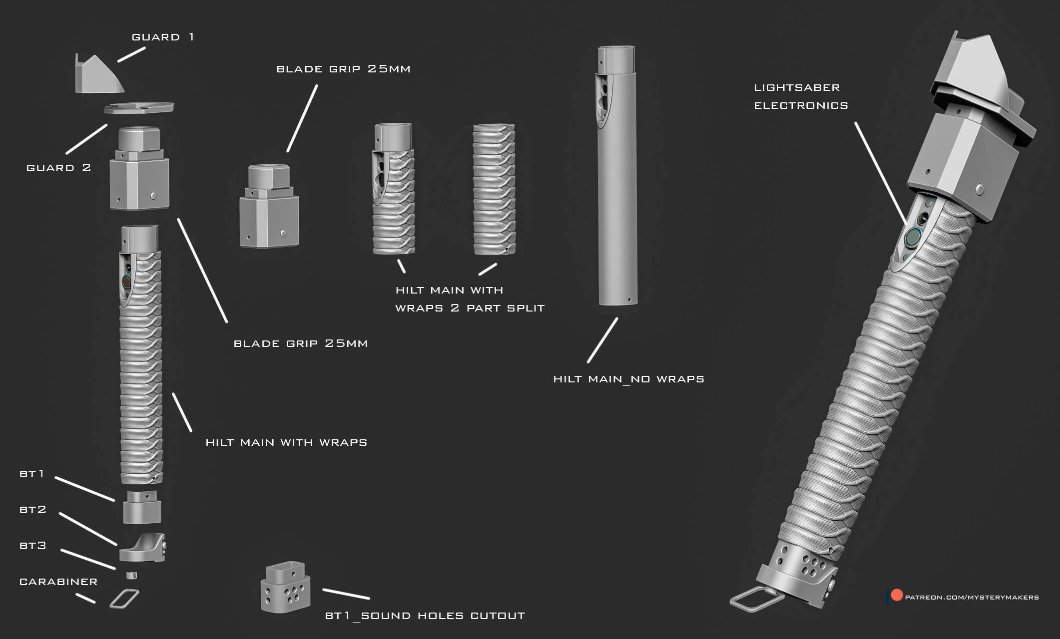 Ronin light sword hilt - Image 3