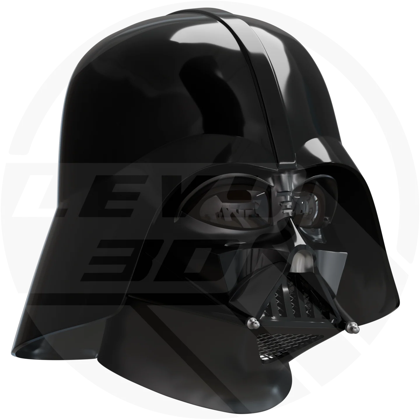 ROTJ Dark Space Wizard Helmet 3D model - Image 3