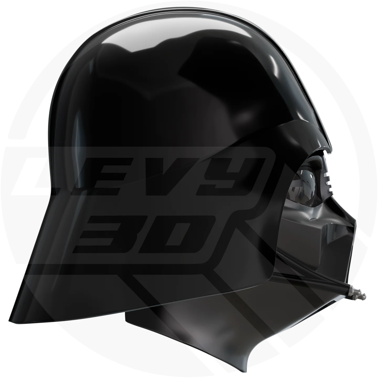 ROTJ Dark Space Wizard Helmet 3D model - Image 4