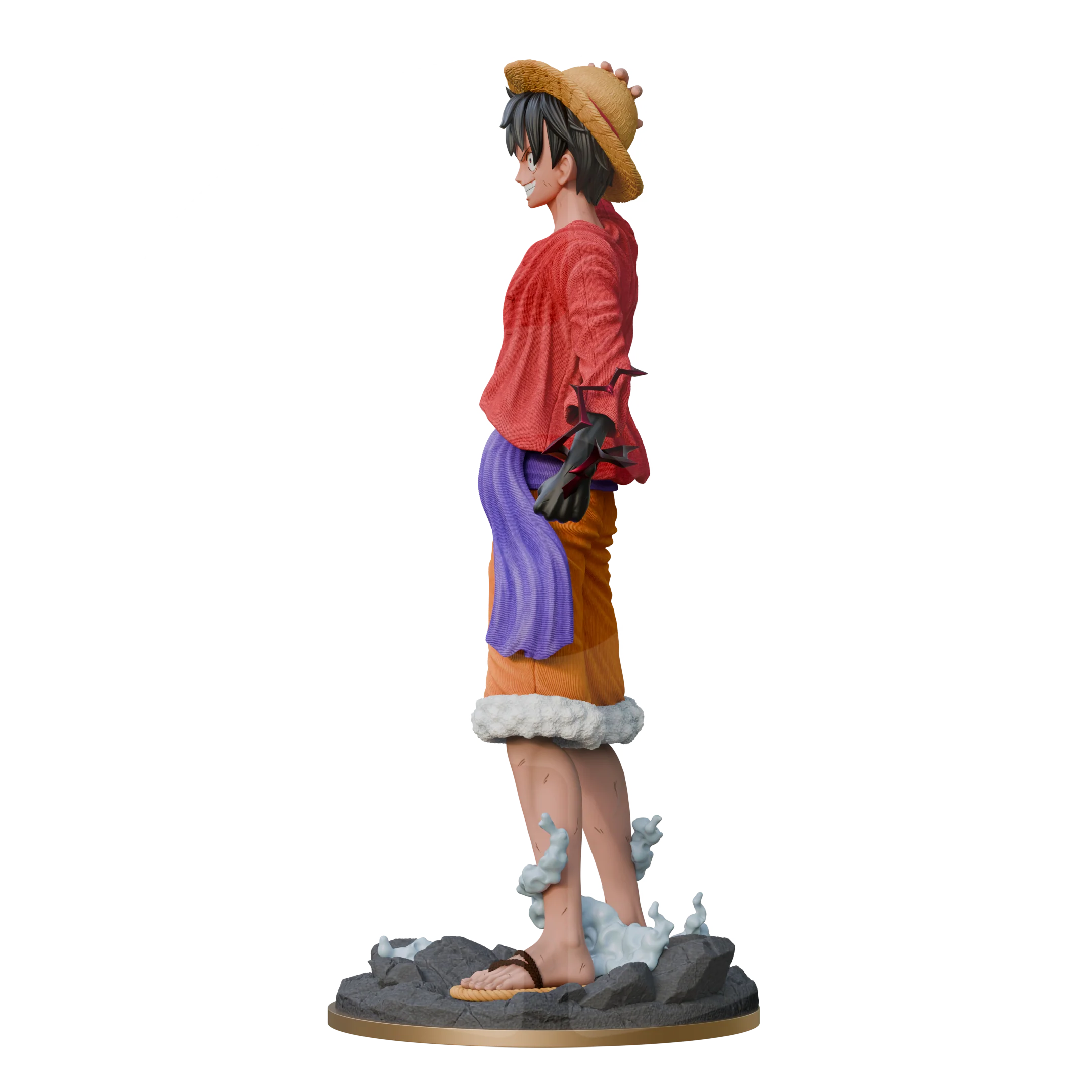 Rubber Man Wano Life Size Statue File - Image 4