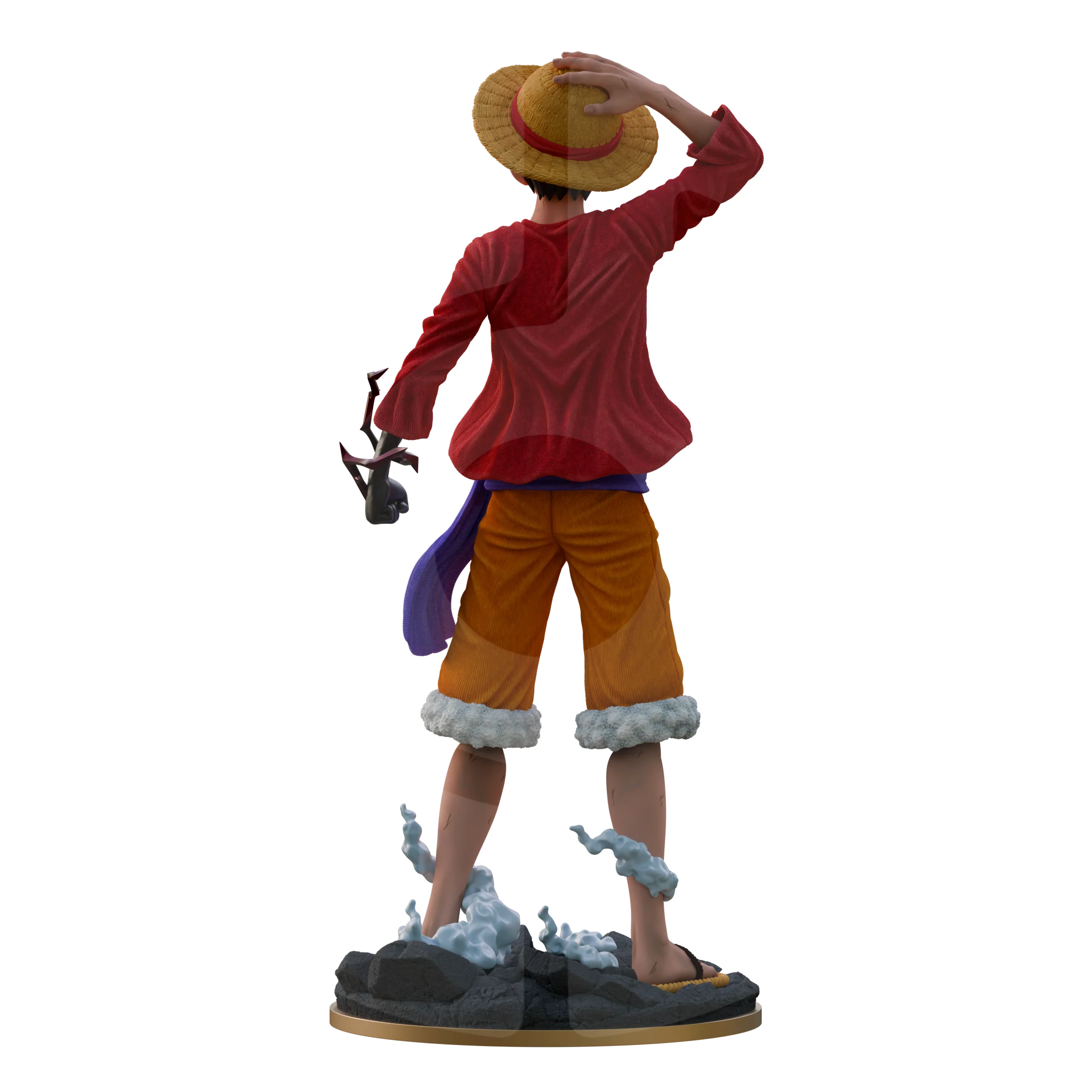 Rubber Man Wano Life Size Statue File - Image 5
