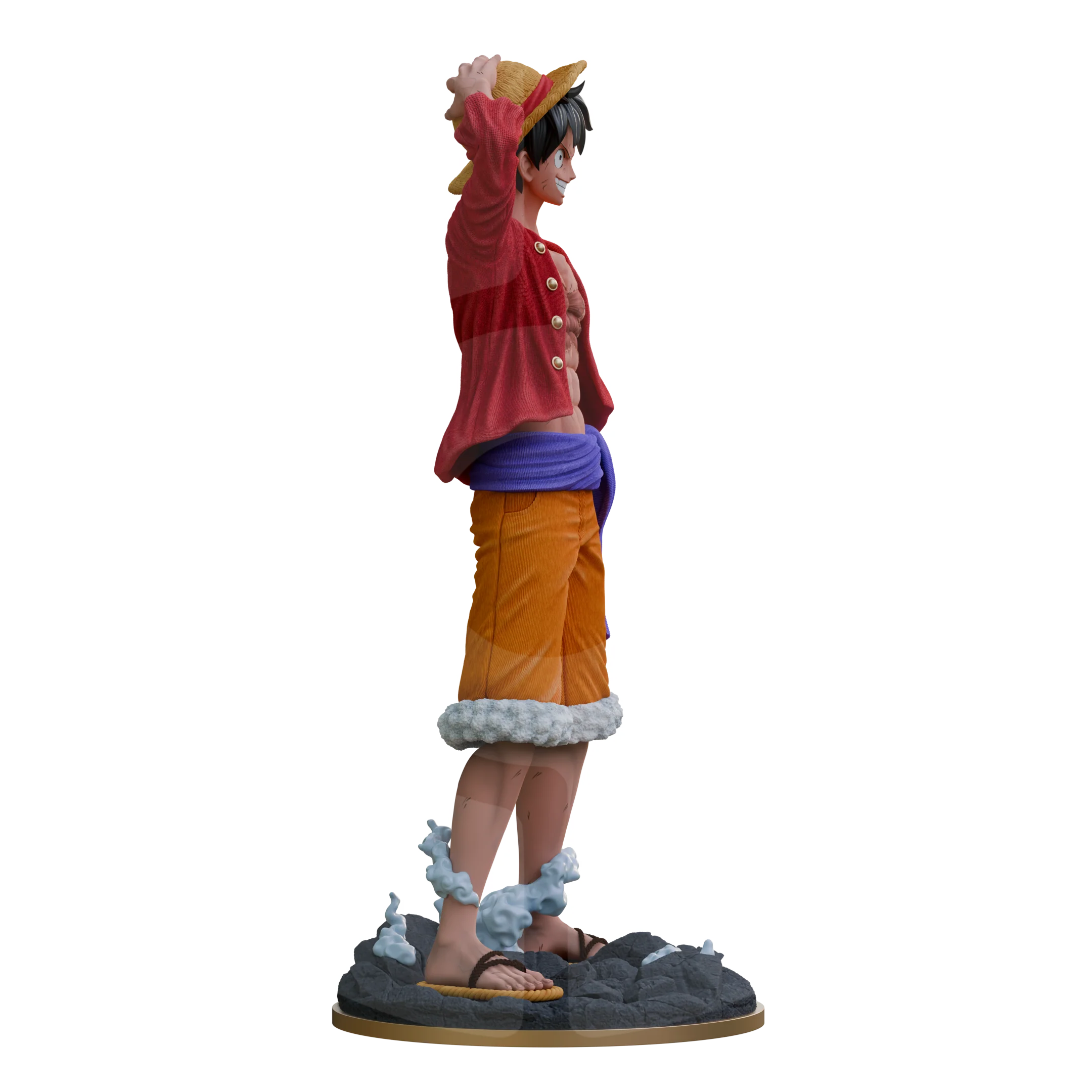 Rubber Man Wano Life Size Statue File - Image 6