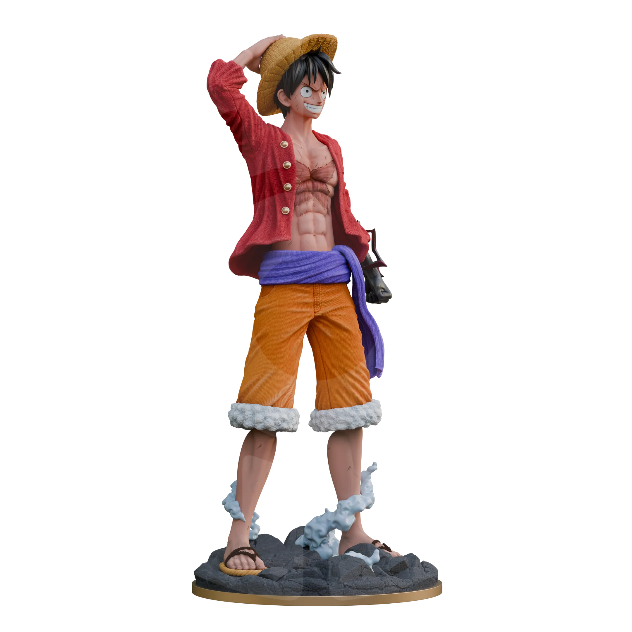 Rubber Man Wano Life Size Statue File - Image 7