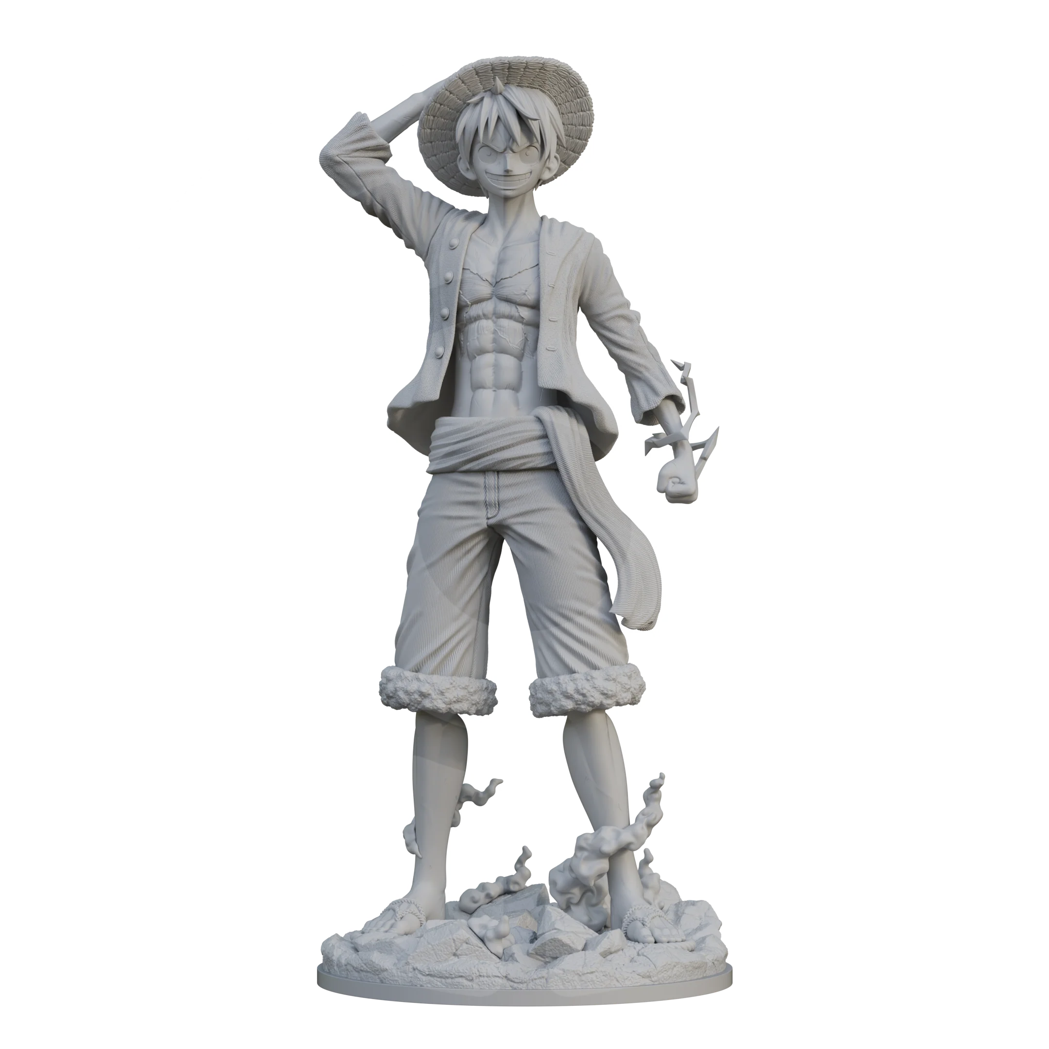 Rubber Man Wano Life Size Statue File - Image 8