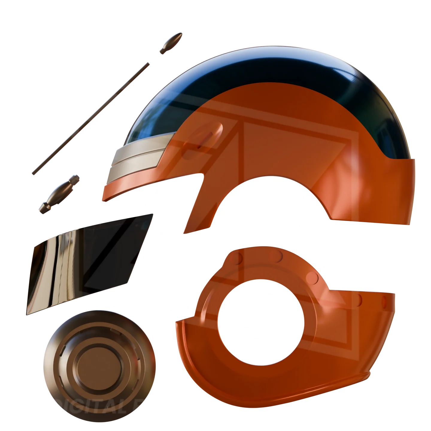 Saiya Hero Helmet 3D Model - Image 2
