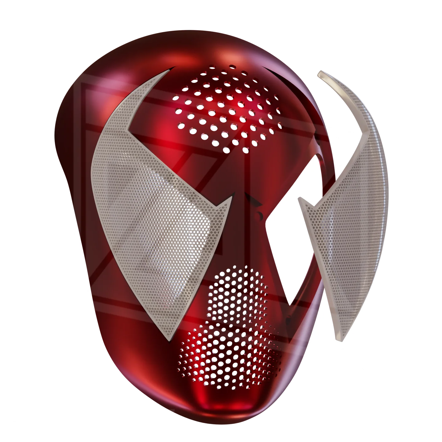 Scarlet Faceshell 3D Model - Image 2