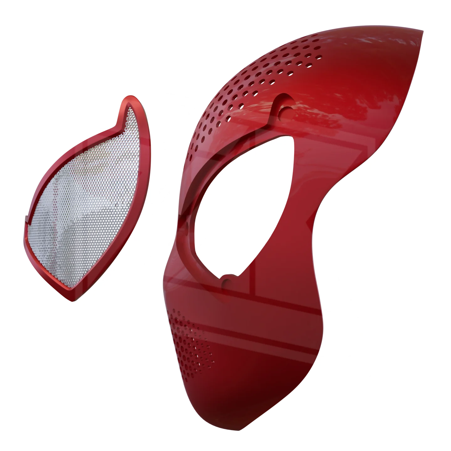 Scarlet Videogame Faceshell 3D Model - Image 2