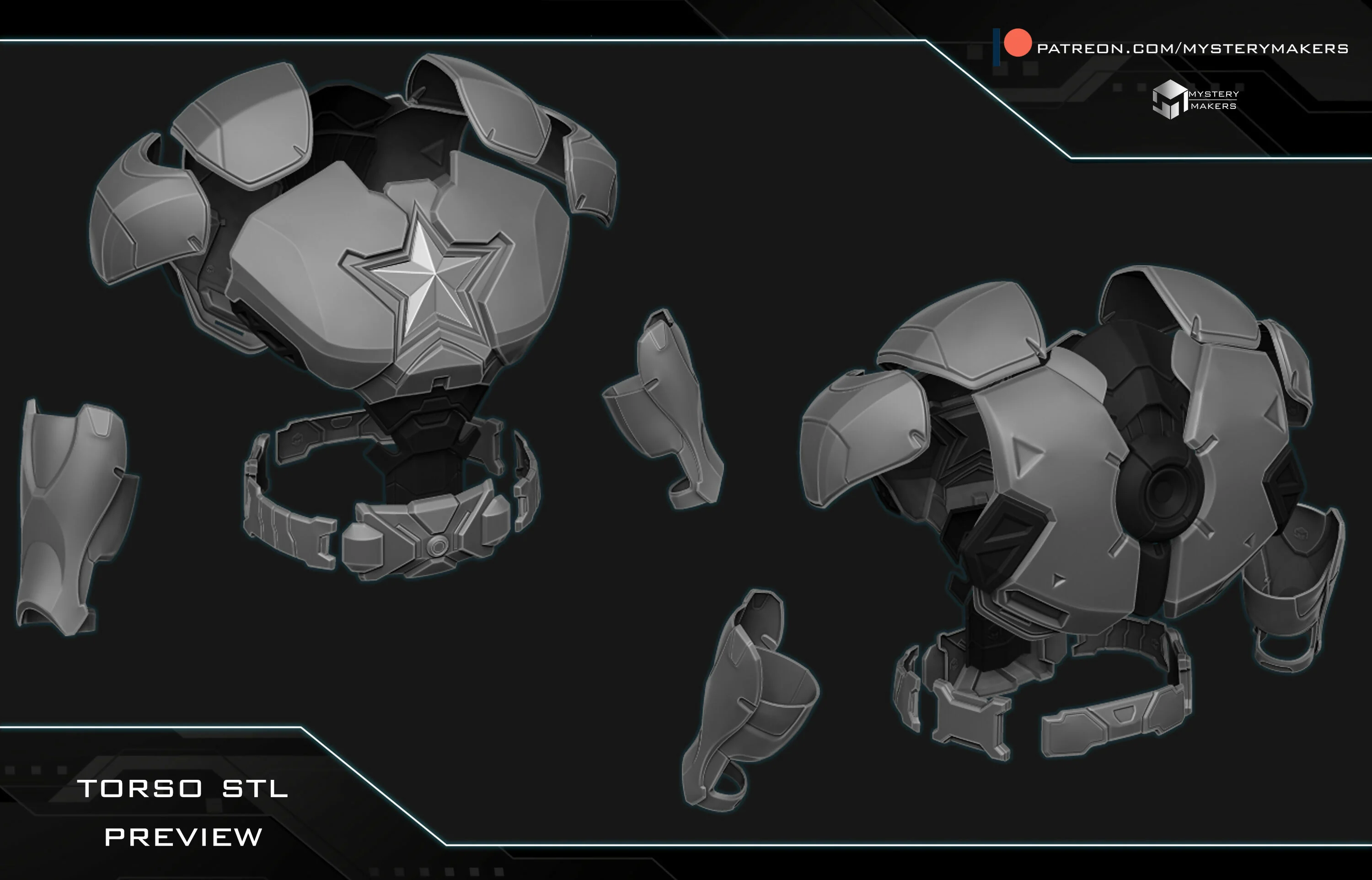 Sci fi soldier armor - Image 3