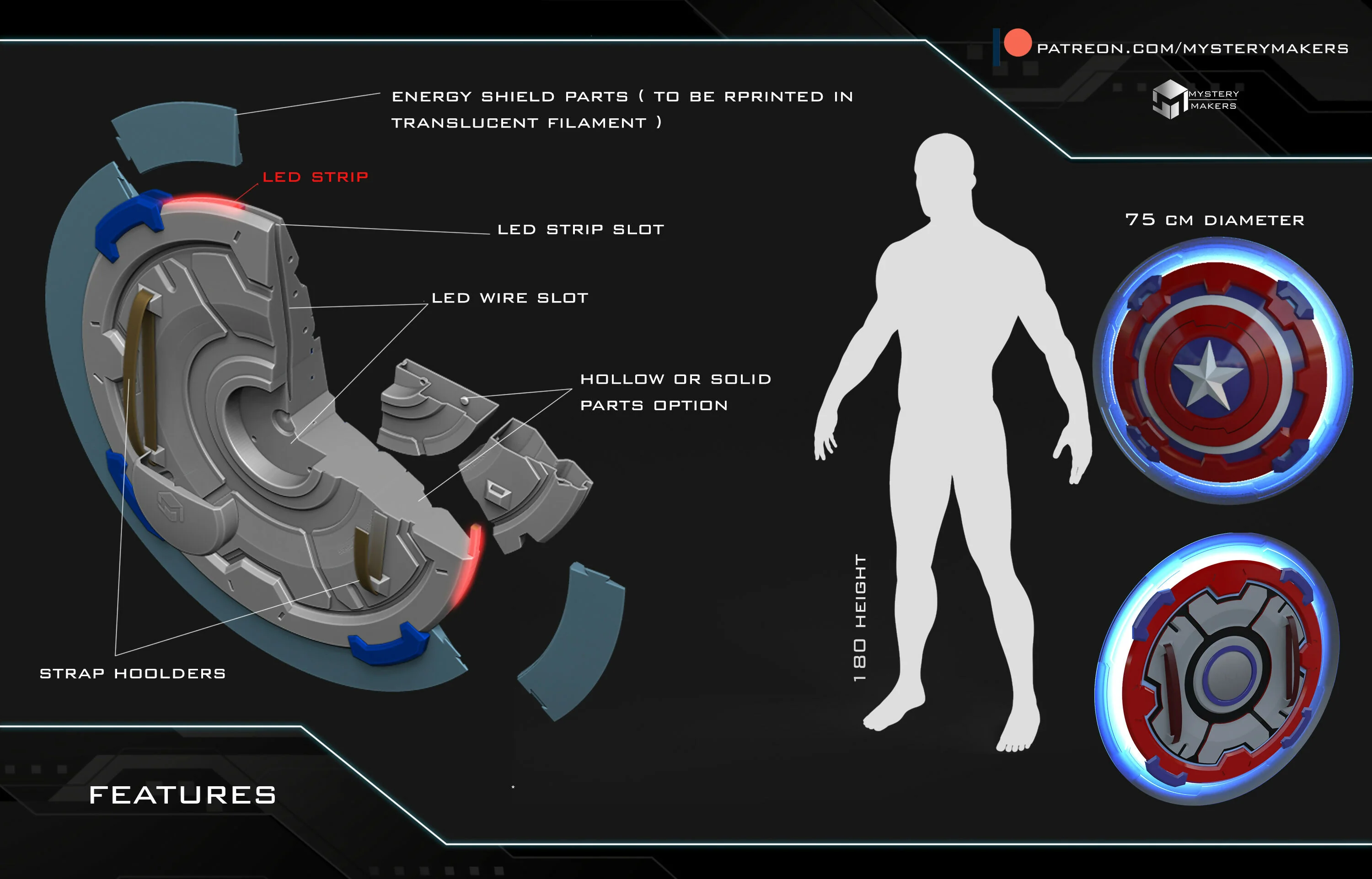 Sci fi soldier shield - Image 3