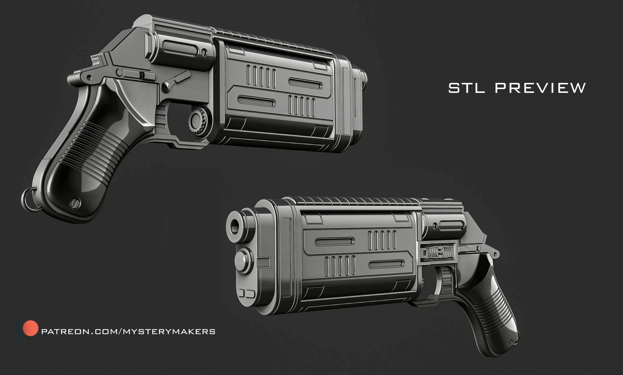 Sci fi space pistol - Image 2