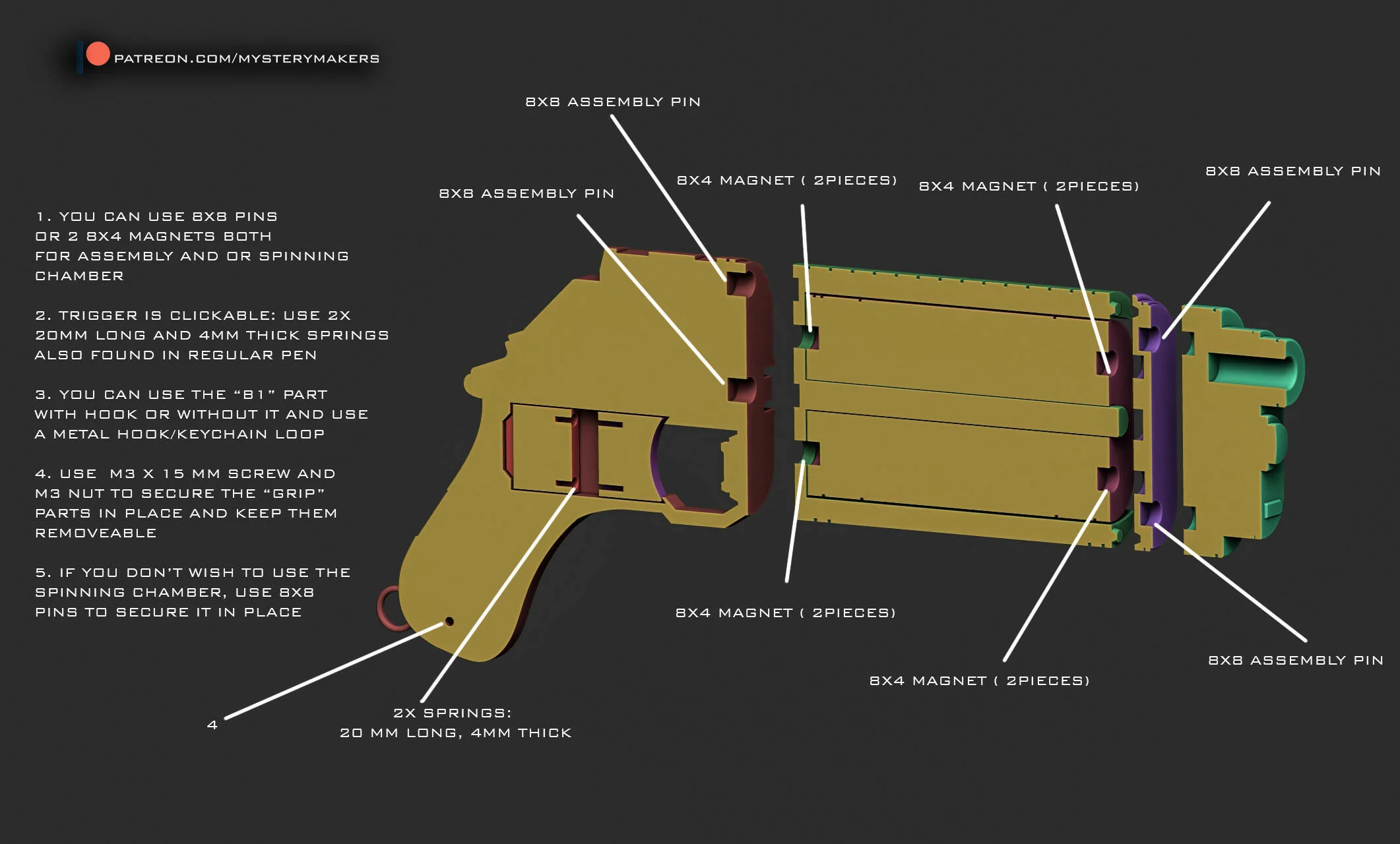 Sci fi space pistol - Image 4