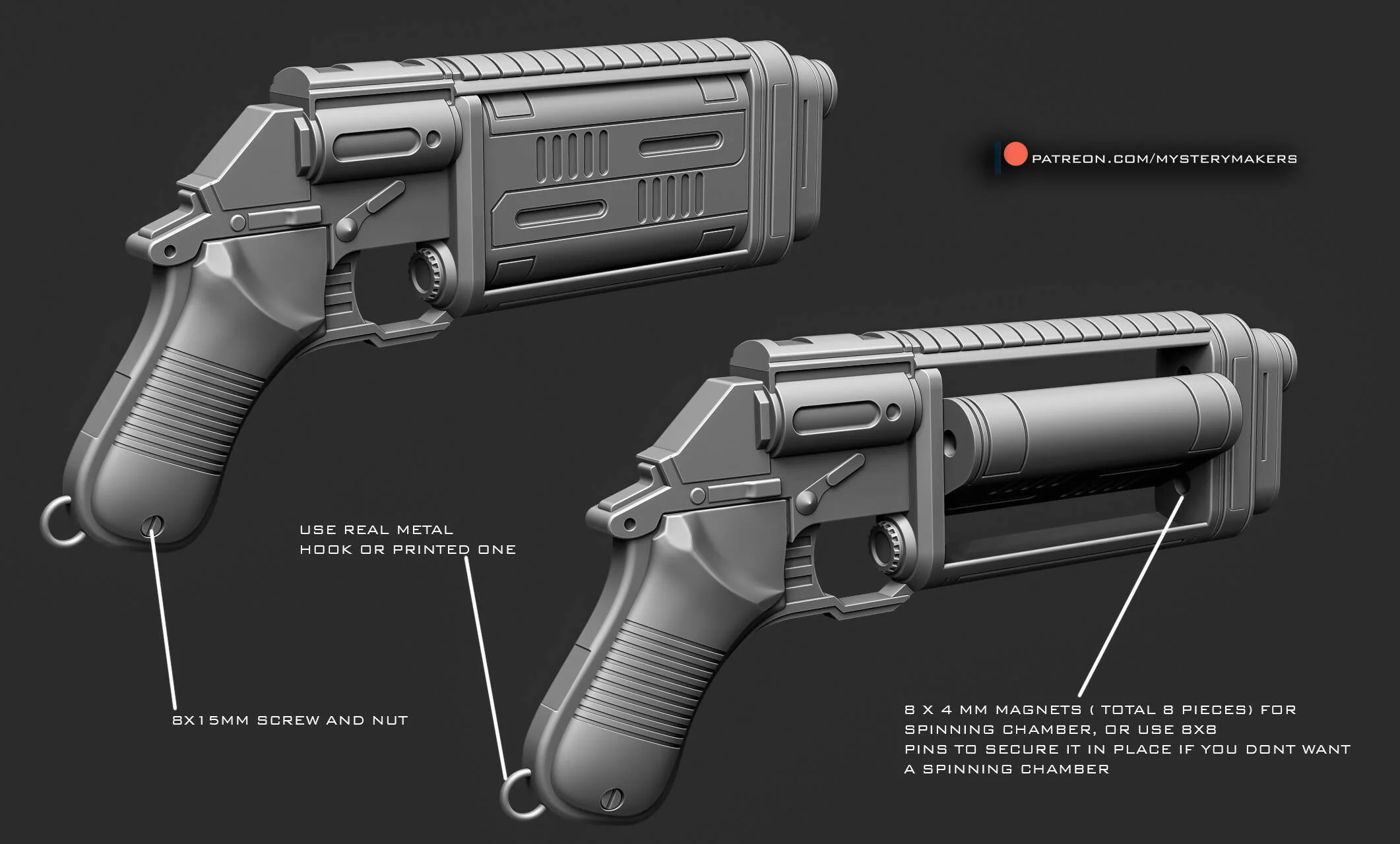 Sci fi space pistol - Image 5