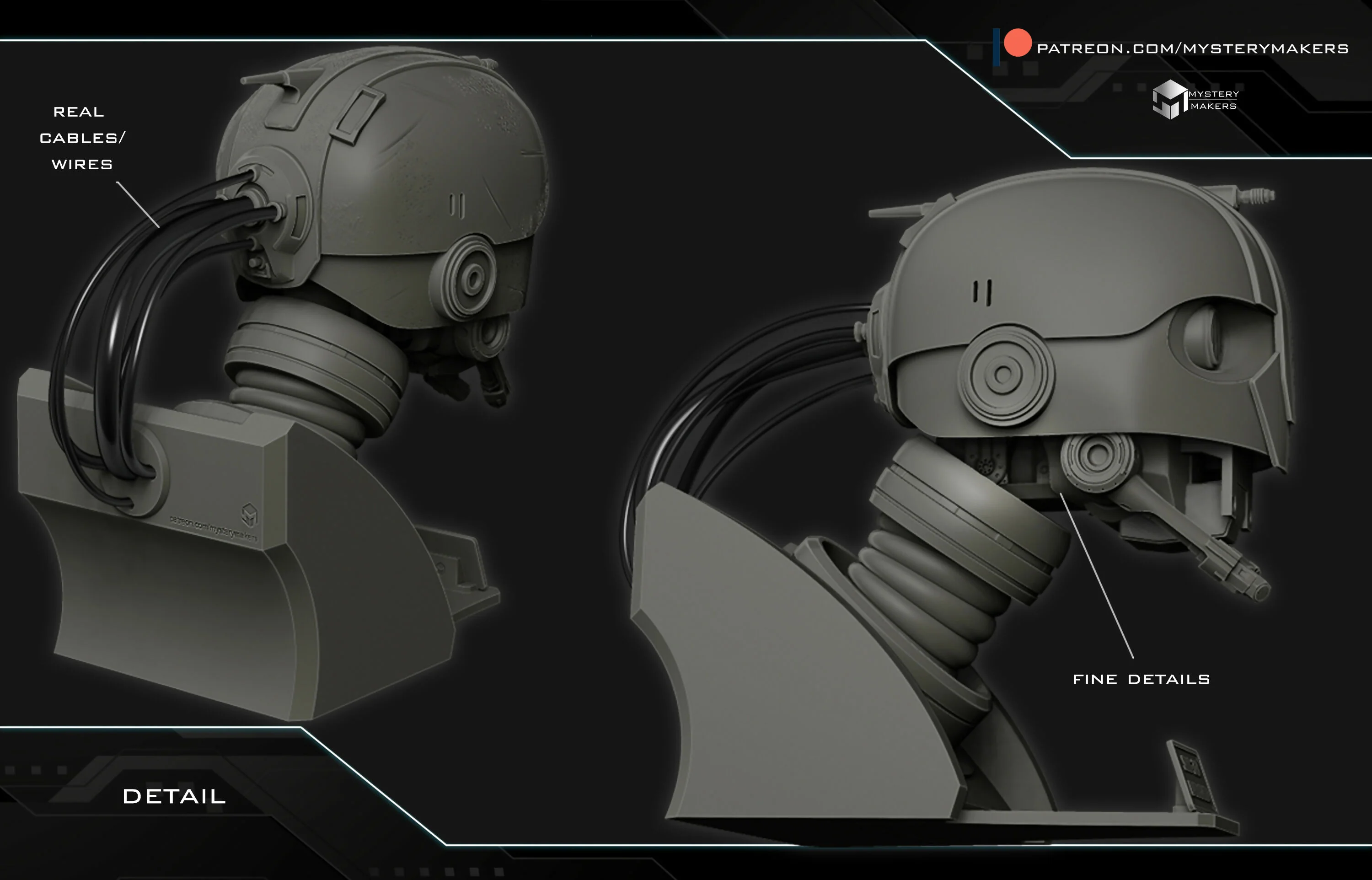 SF robot bust - Image 2