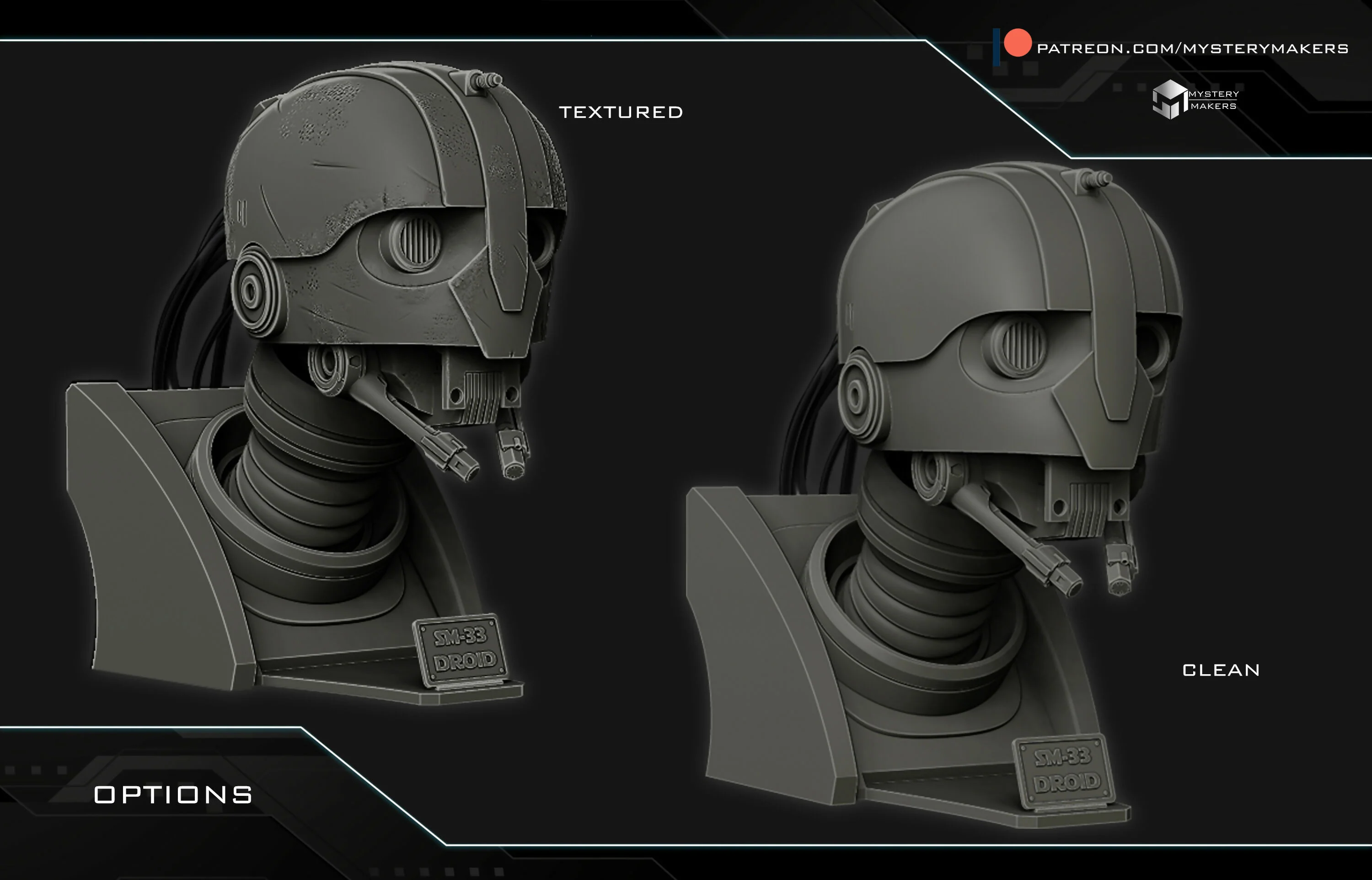 SF robot bust - Image 3